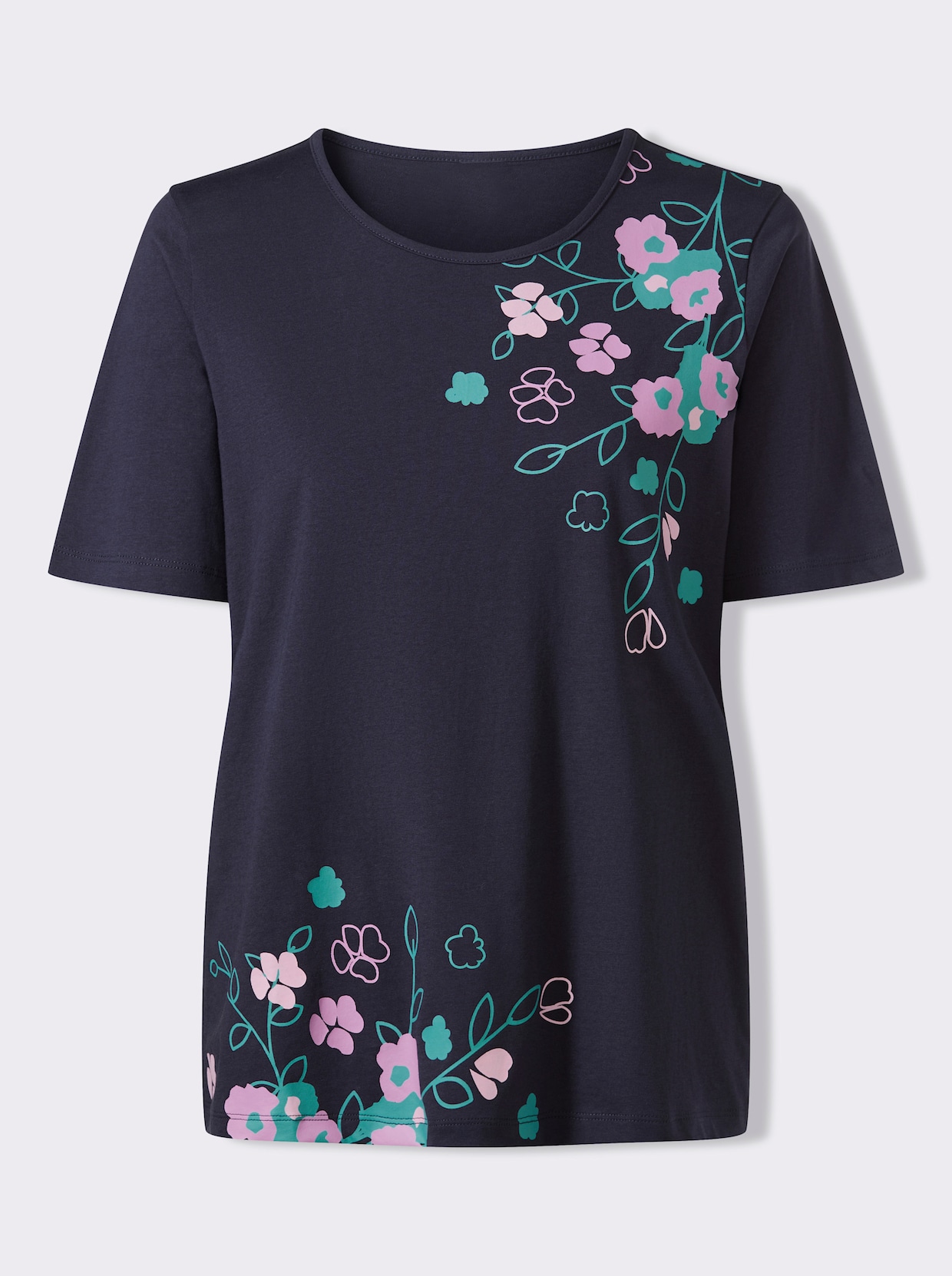 Kurzarmshirt - marine-ozean