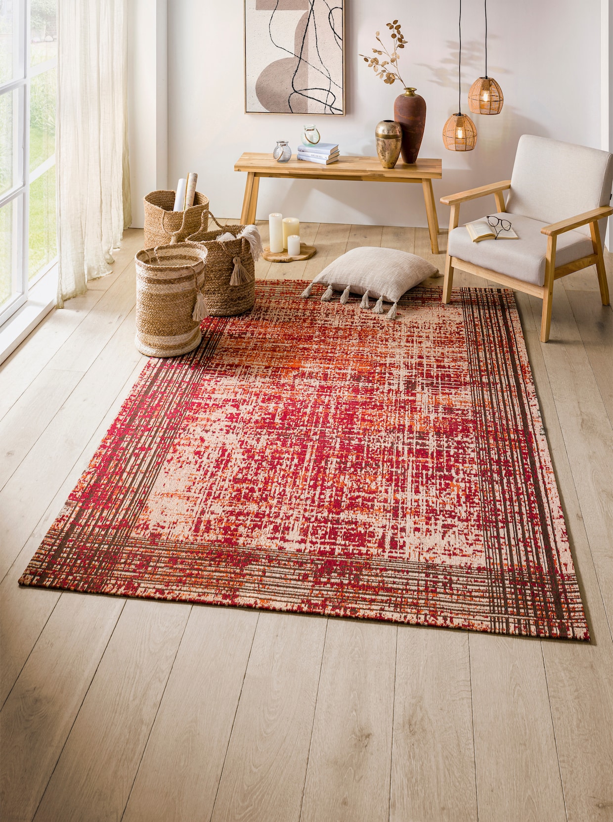 heine home Tapijt - rood