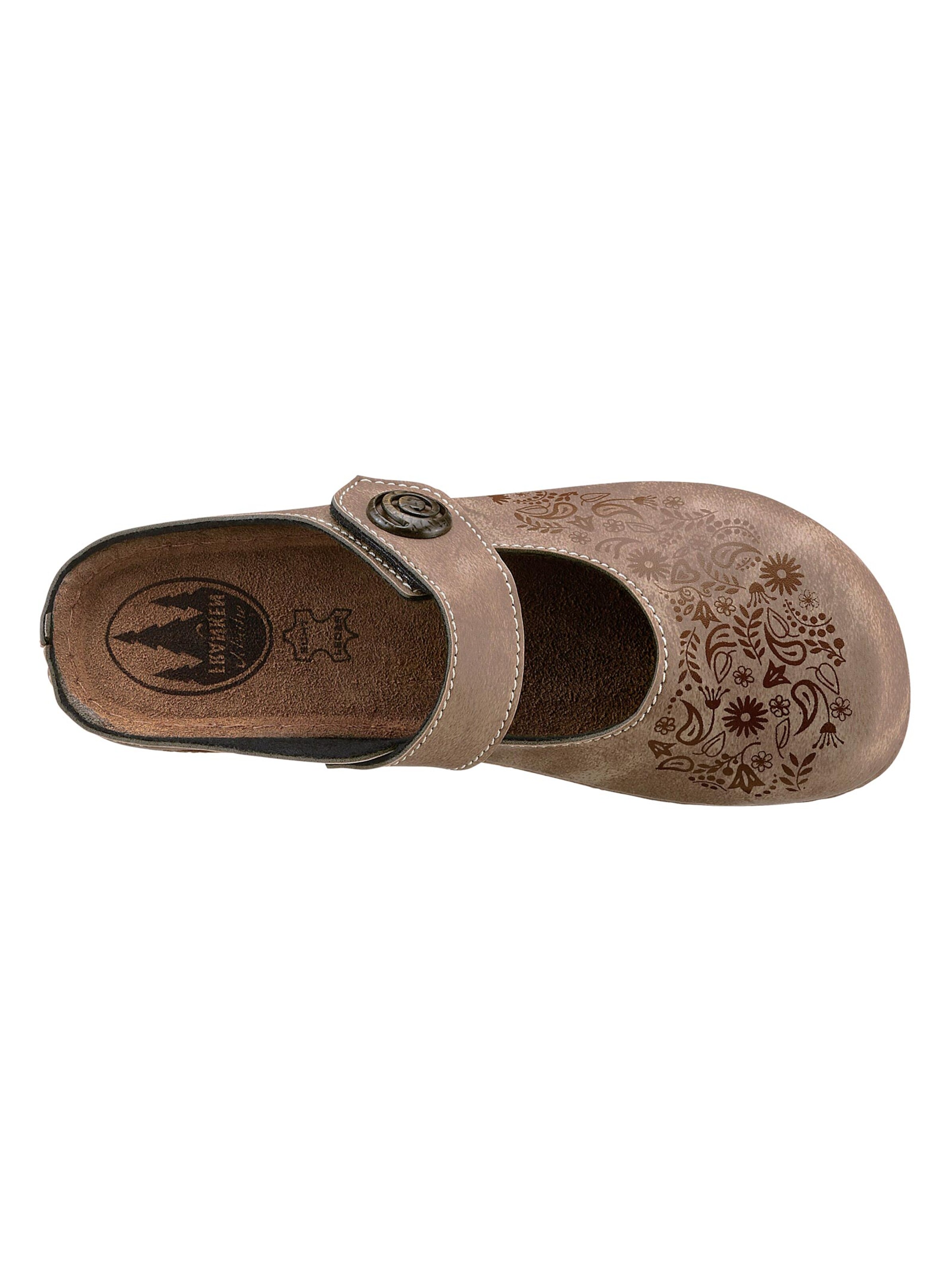 Franken Schuhe Clogs - taupe