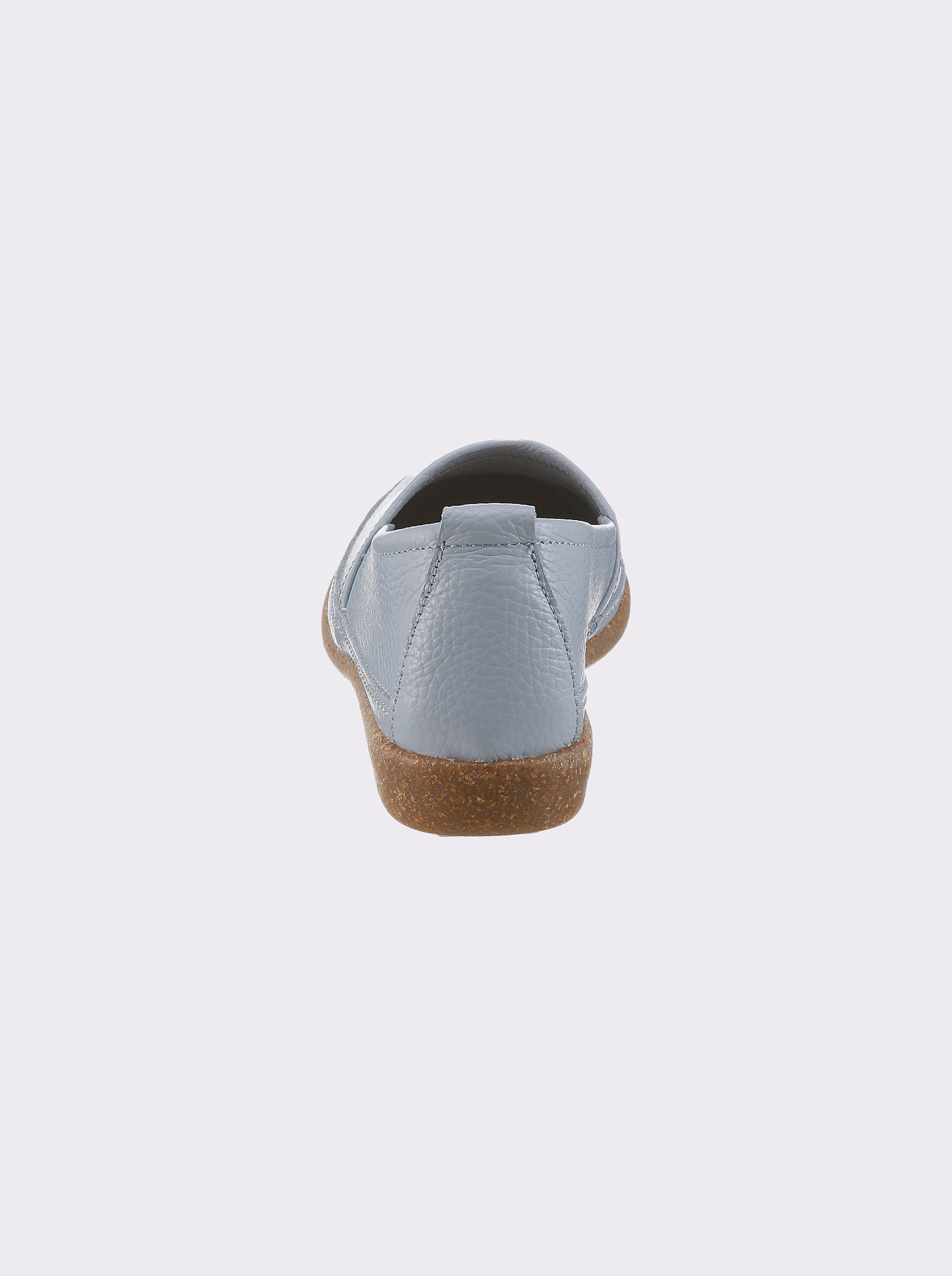 airsoft modern+ Slipper aus Glattleder - hellblau