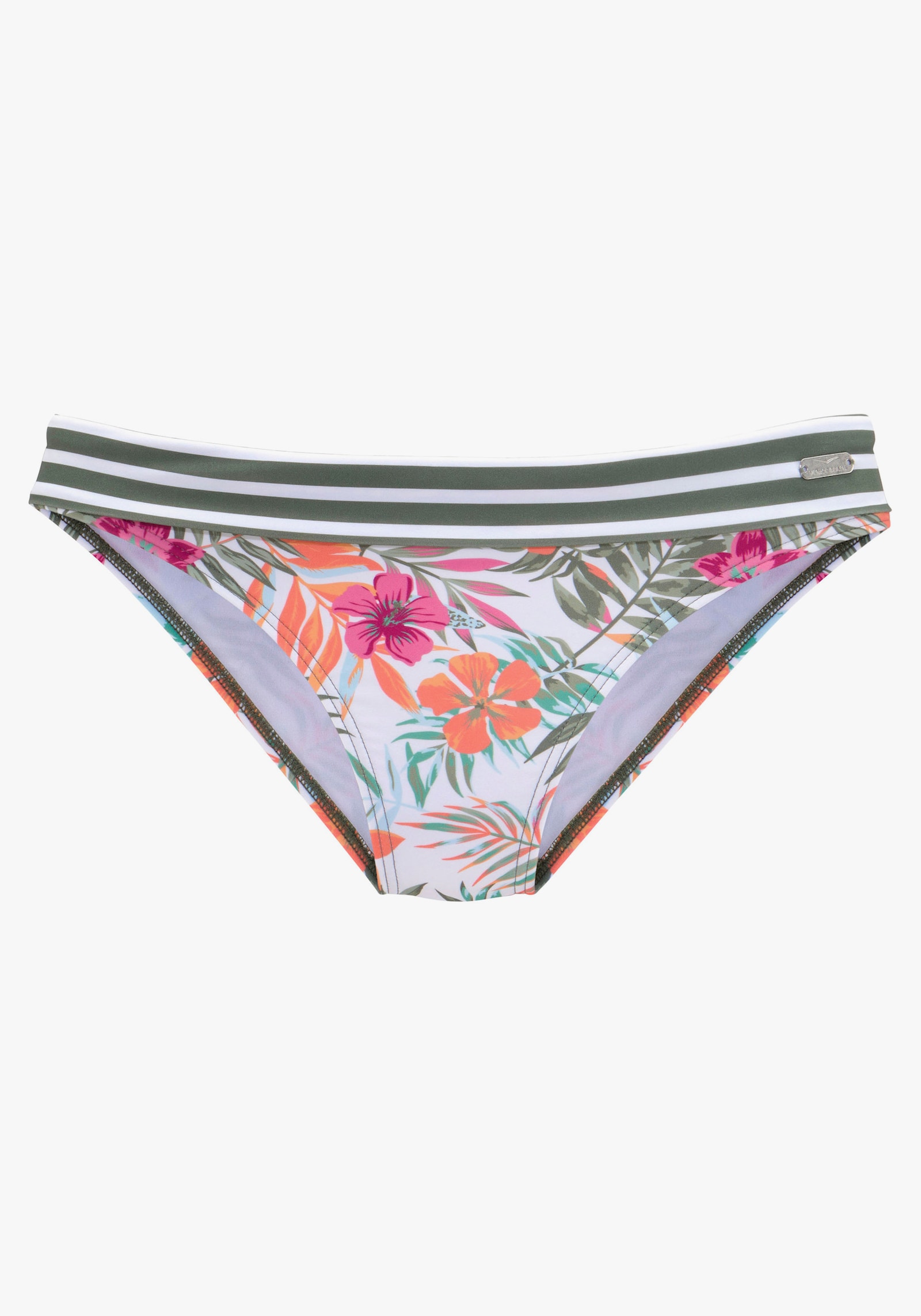 Venice Beach Bikini-Hose - weiß bedruckt