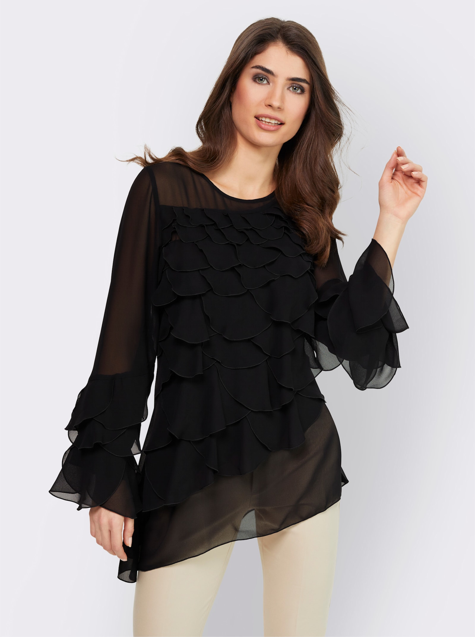 heine blouse - zwart