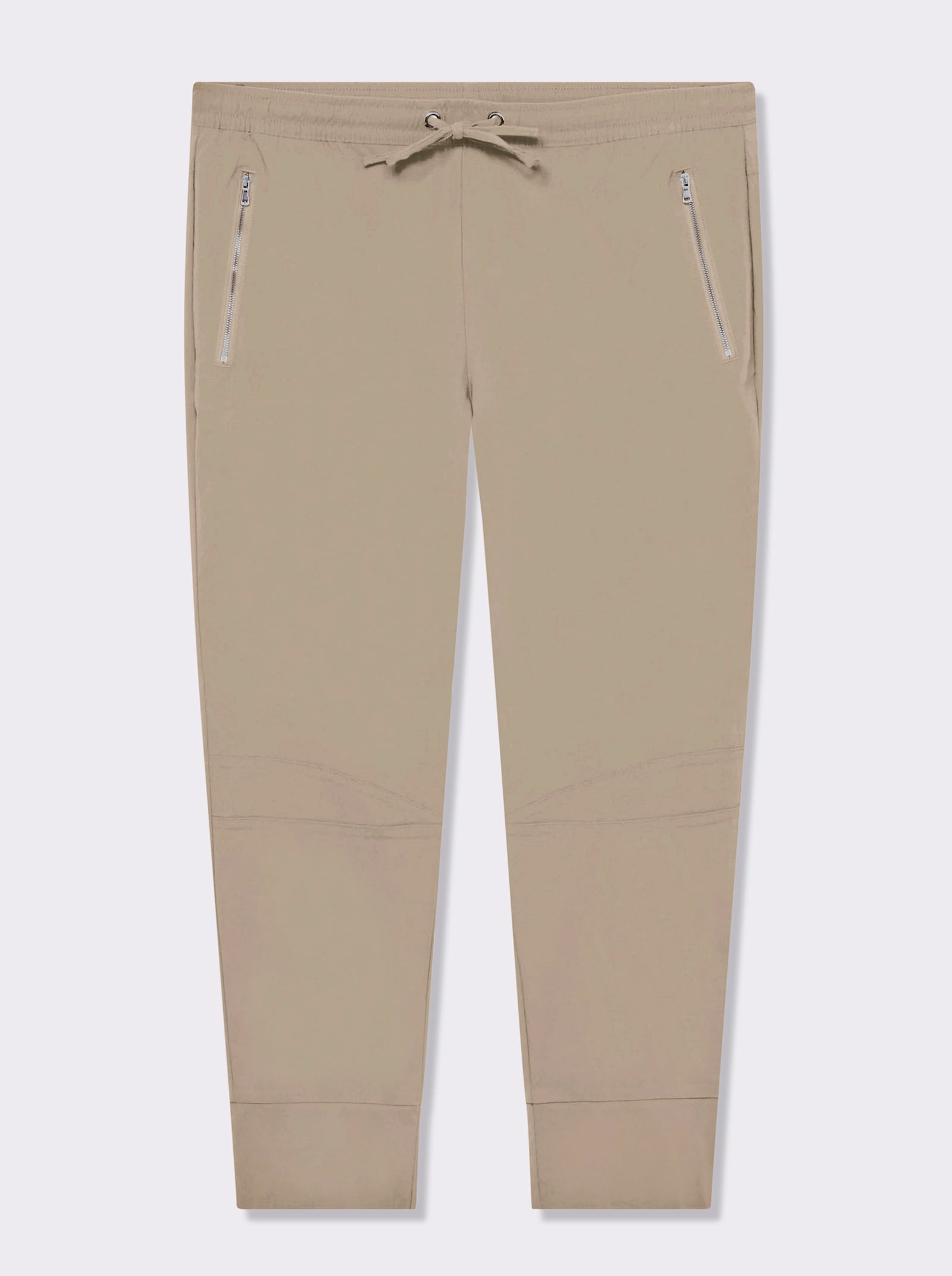 Jogg Pants mit Passformsattel hinten - sand