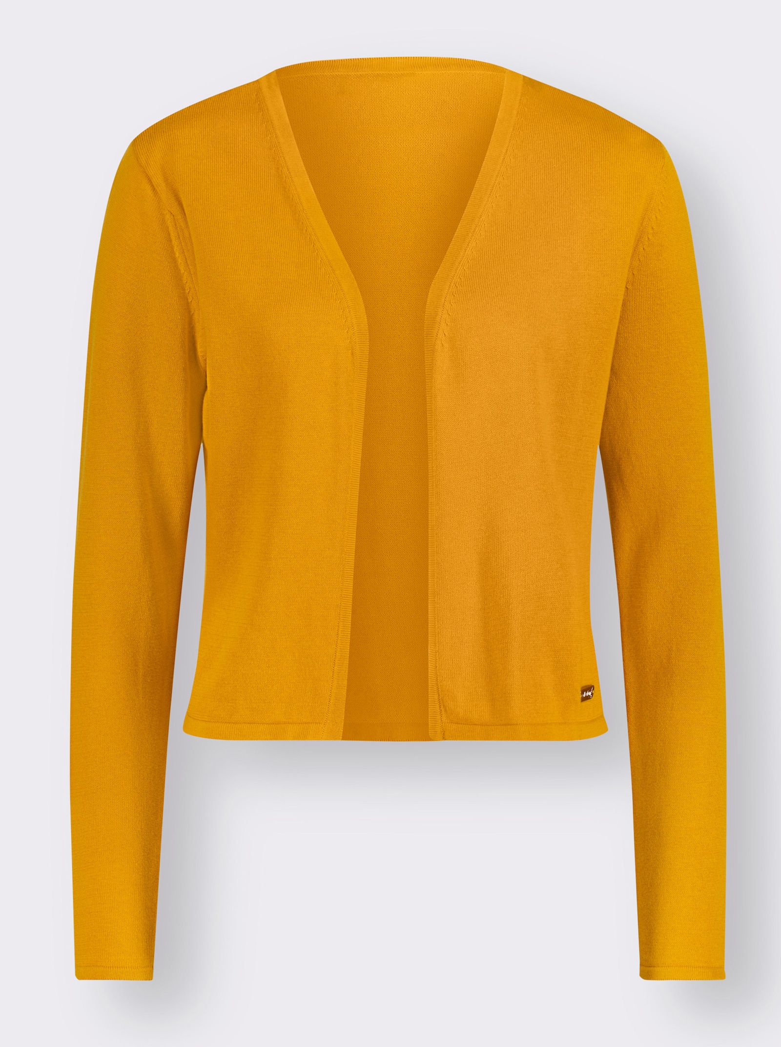 Bolero mit langen Ärmeln - ocker