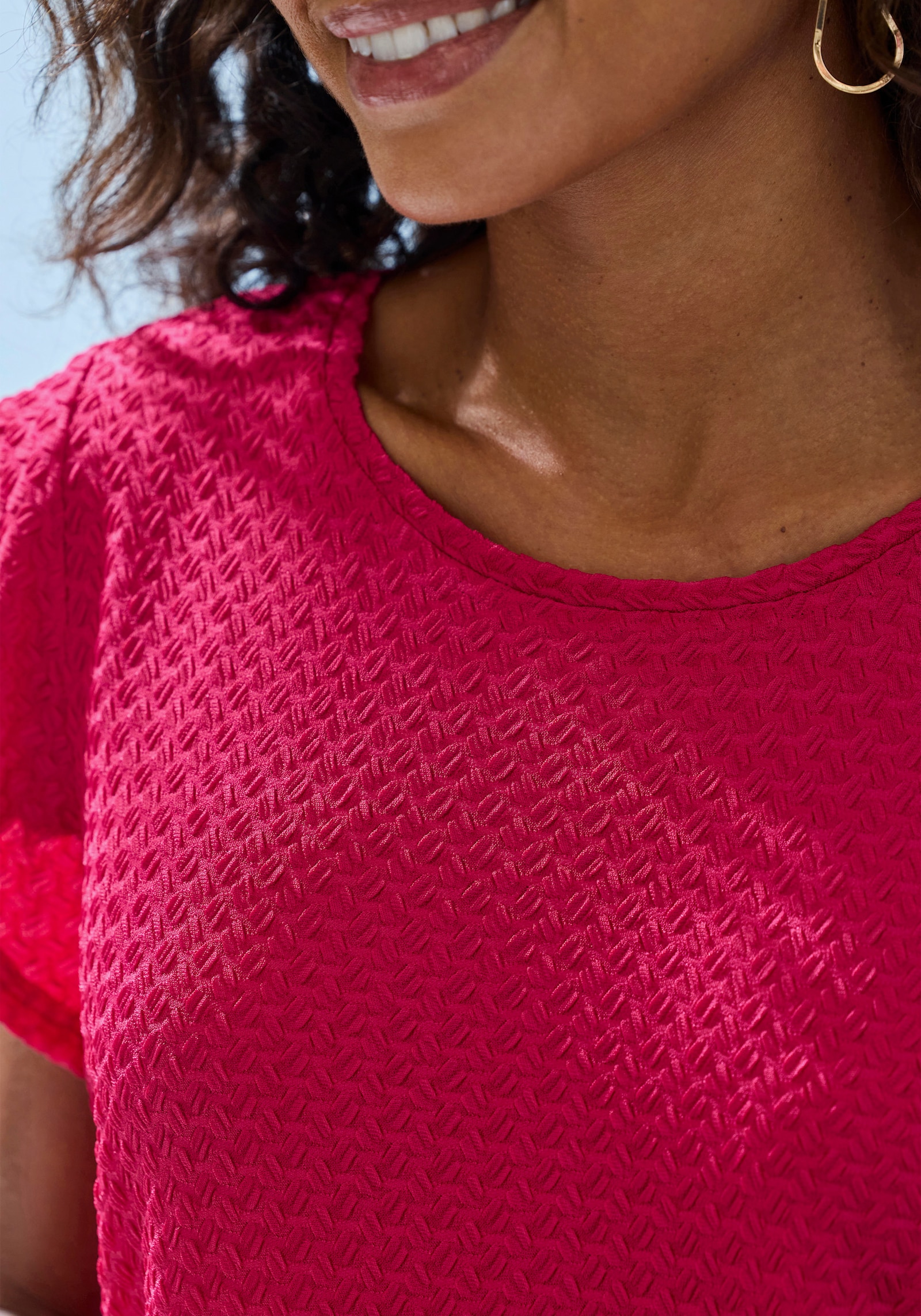 LASCANA T-Shirt - fuchsia