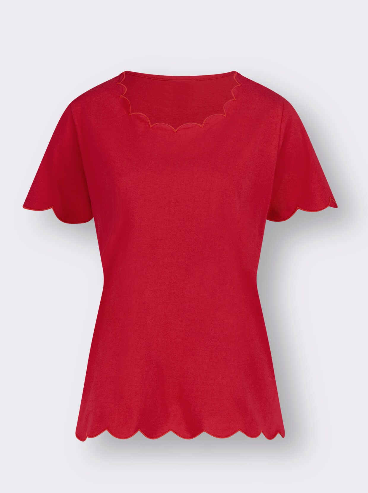 Tričko s krátkým rukávem - červená