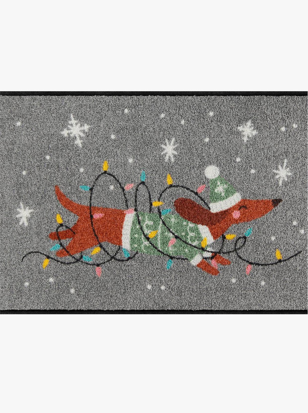 Salonloewe Fußmatte - grau-bunt