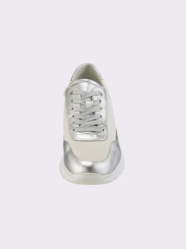 heine Sneaker - zilverkleur/wit