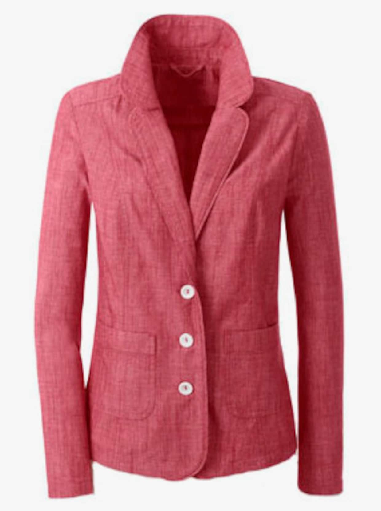 Jackenblazer mit Schulterpolstern - rot