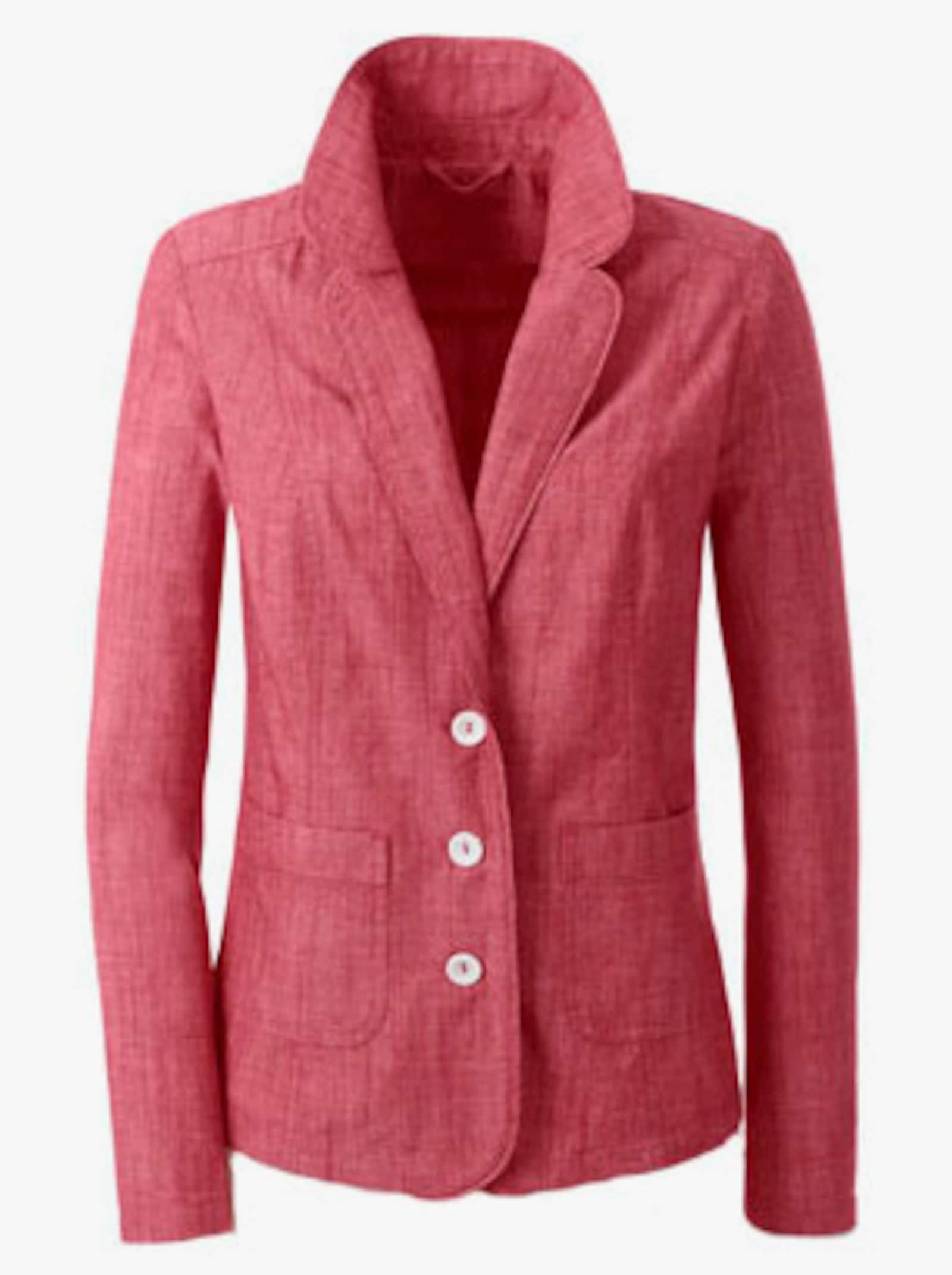 Kavaj med axelvaddar - röd