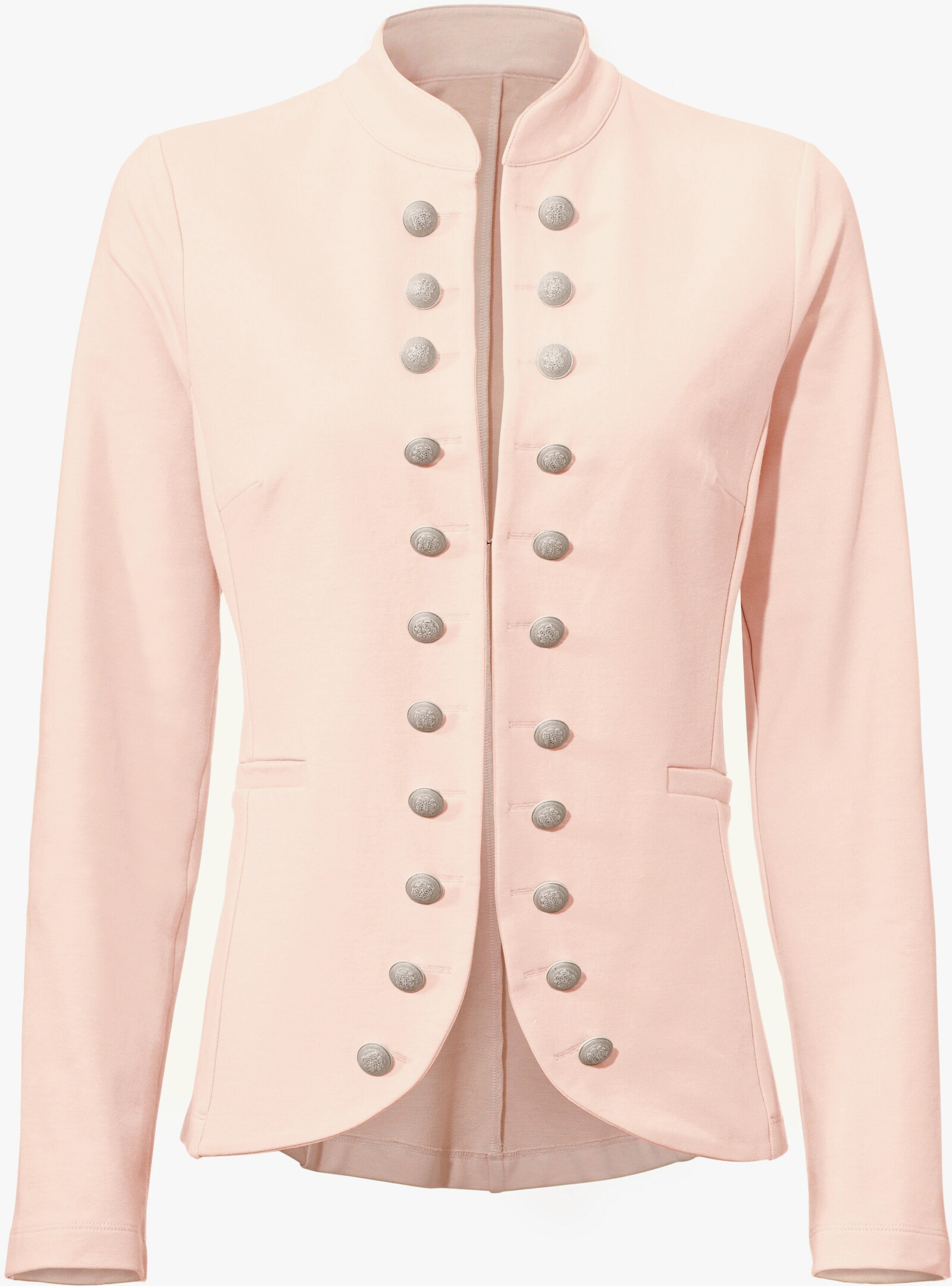 heine Jerseyblazer im Military-Look - puder