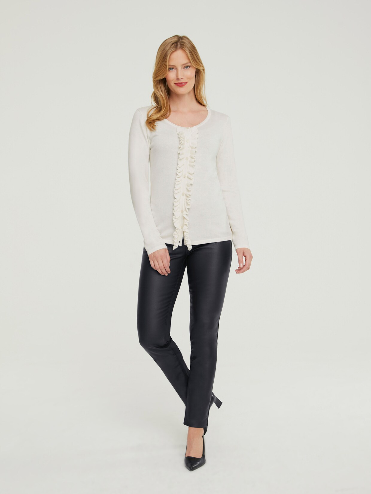 heine Feinstrickjacke - offwhite