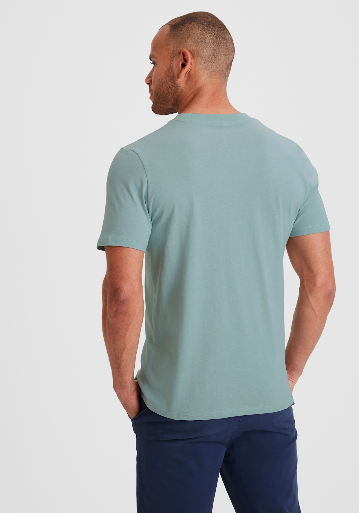 KangaROOS T-shirt - steengrijs/mint