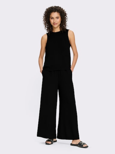 heine Blusentop und Hose - schwarz