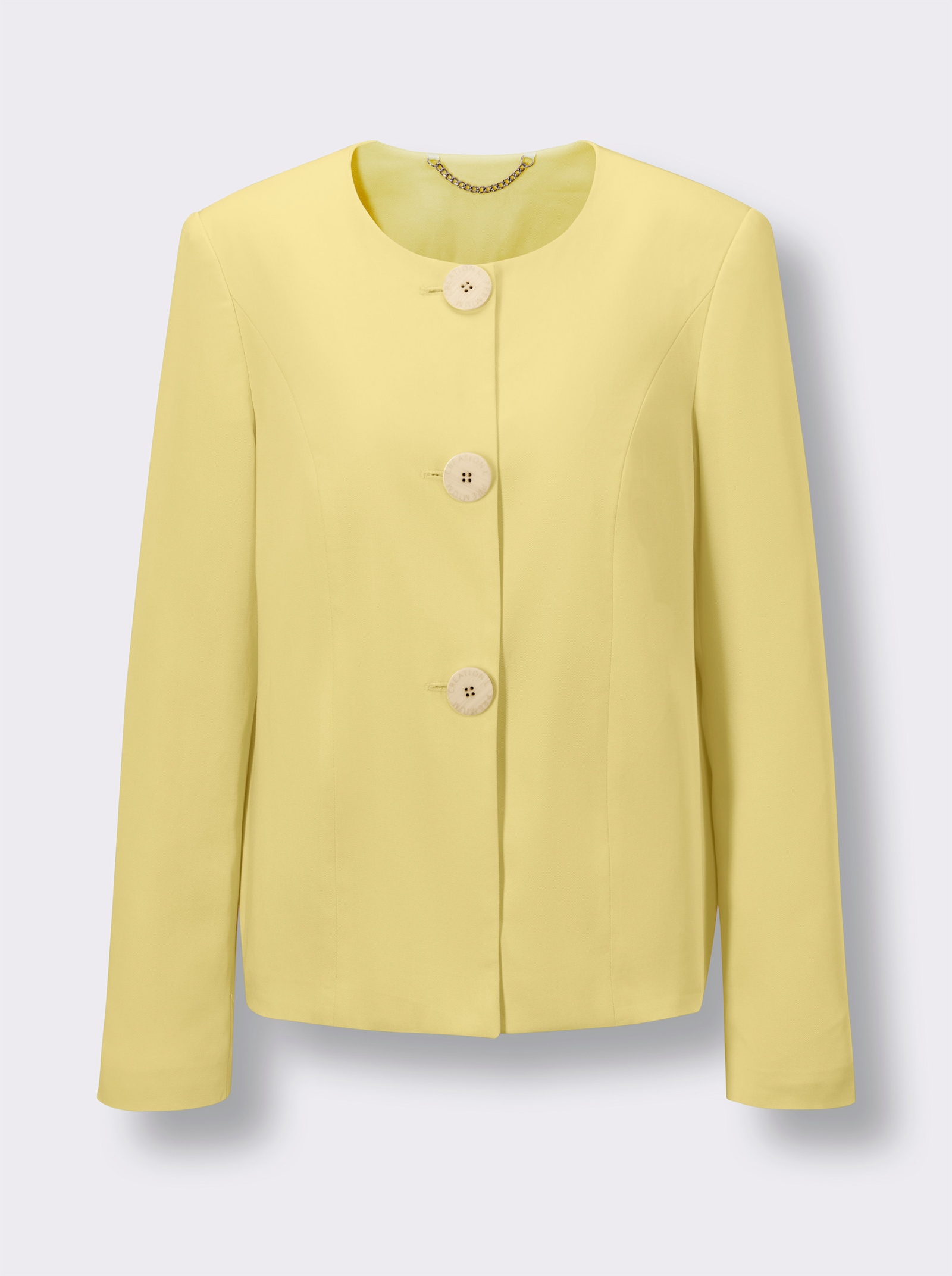 CREATION L PREMIUM Blazer in Lyocell-Qualität - zitrone