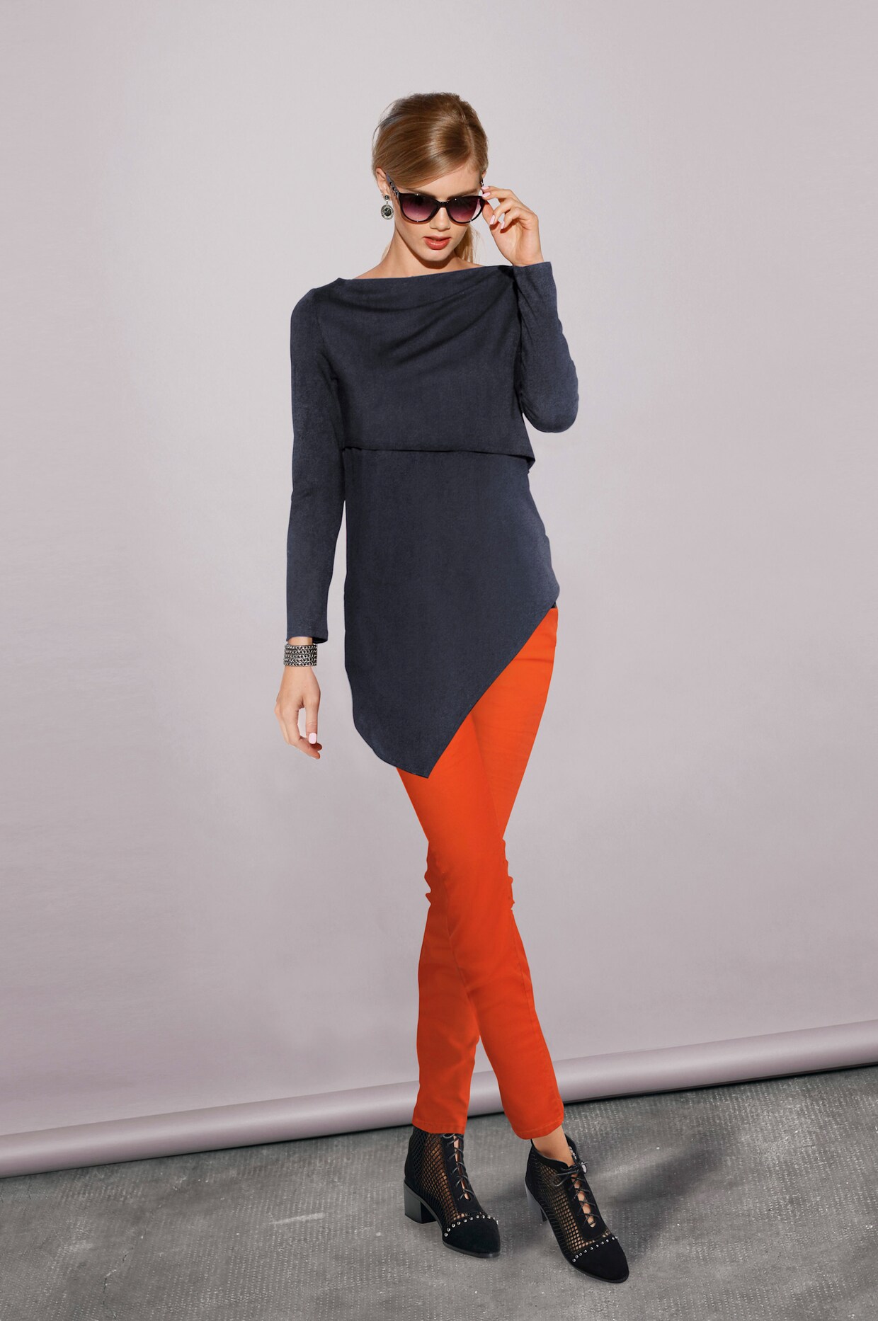 heine Blusenshirt - marine