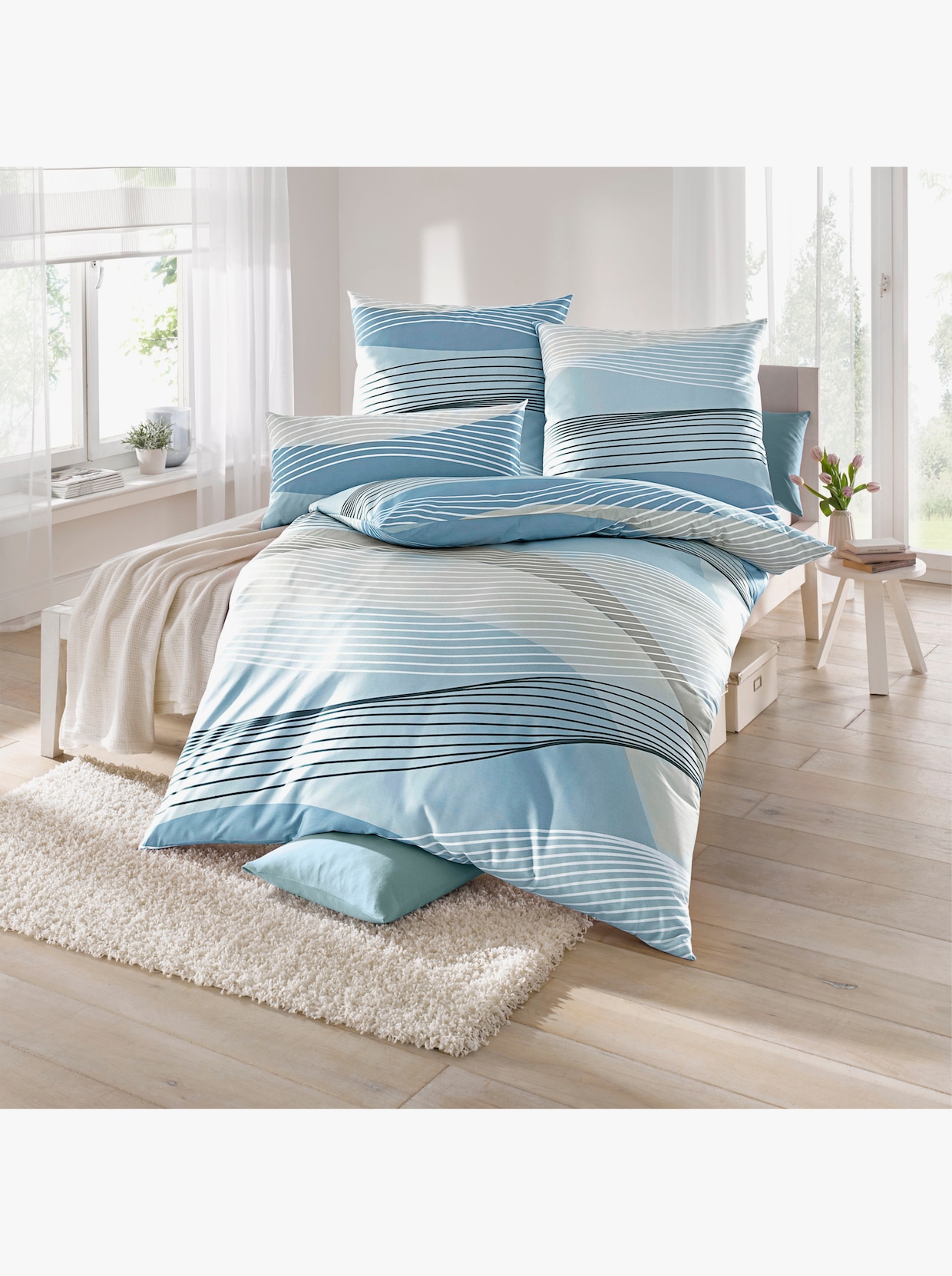 Biberna Bedtextiel - mint