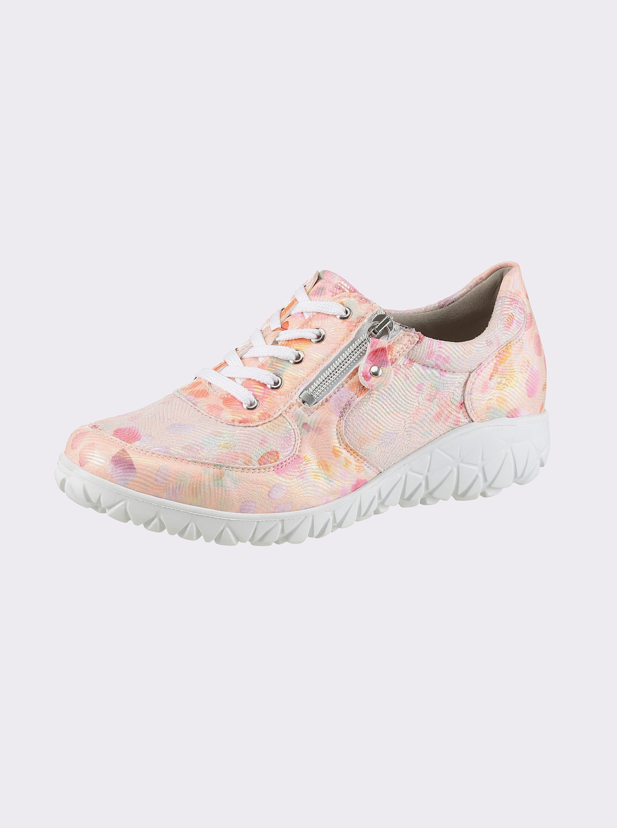Waldläufer Sneaker - flamingo-bedruckt