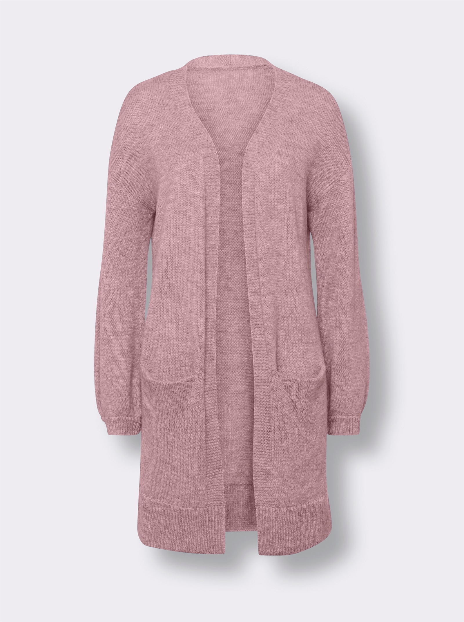 heine Strickjacke mit Taschen - hortensie