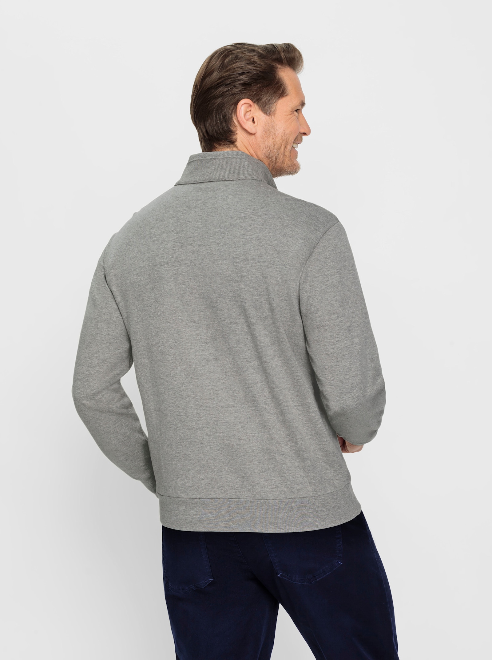 Marco Donati Sweatshirt - grau-meliert