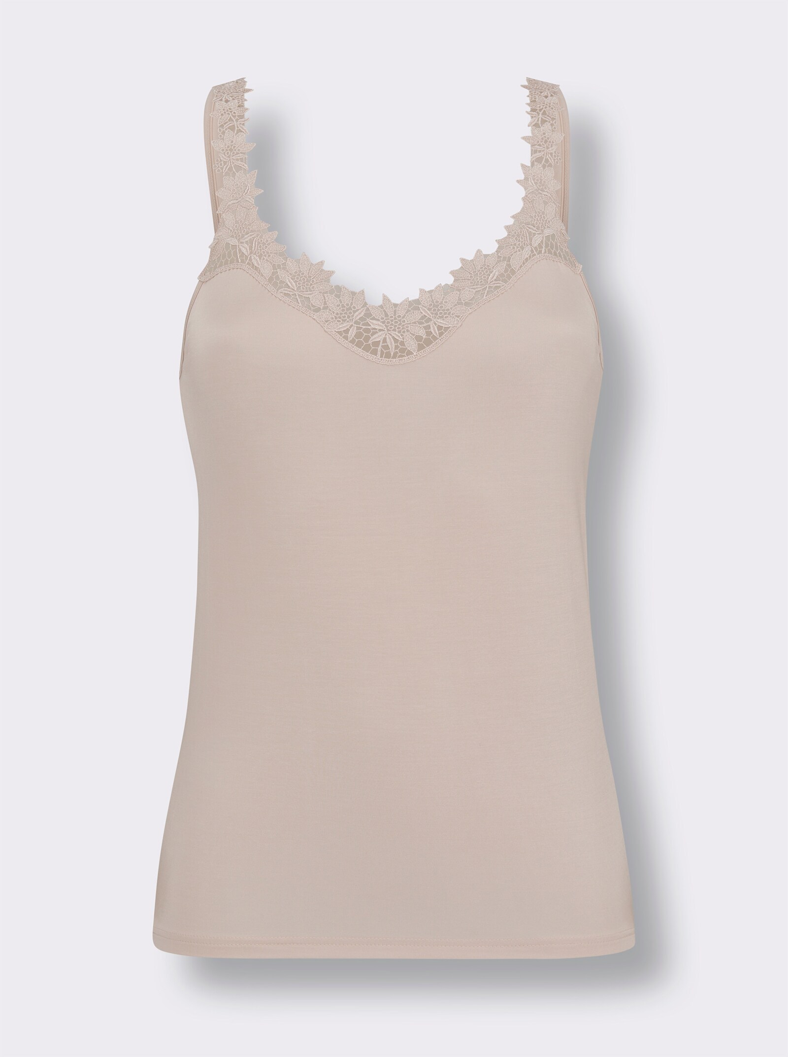 Sylvia Speidel Trägerhemd - elfenbein