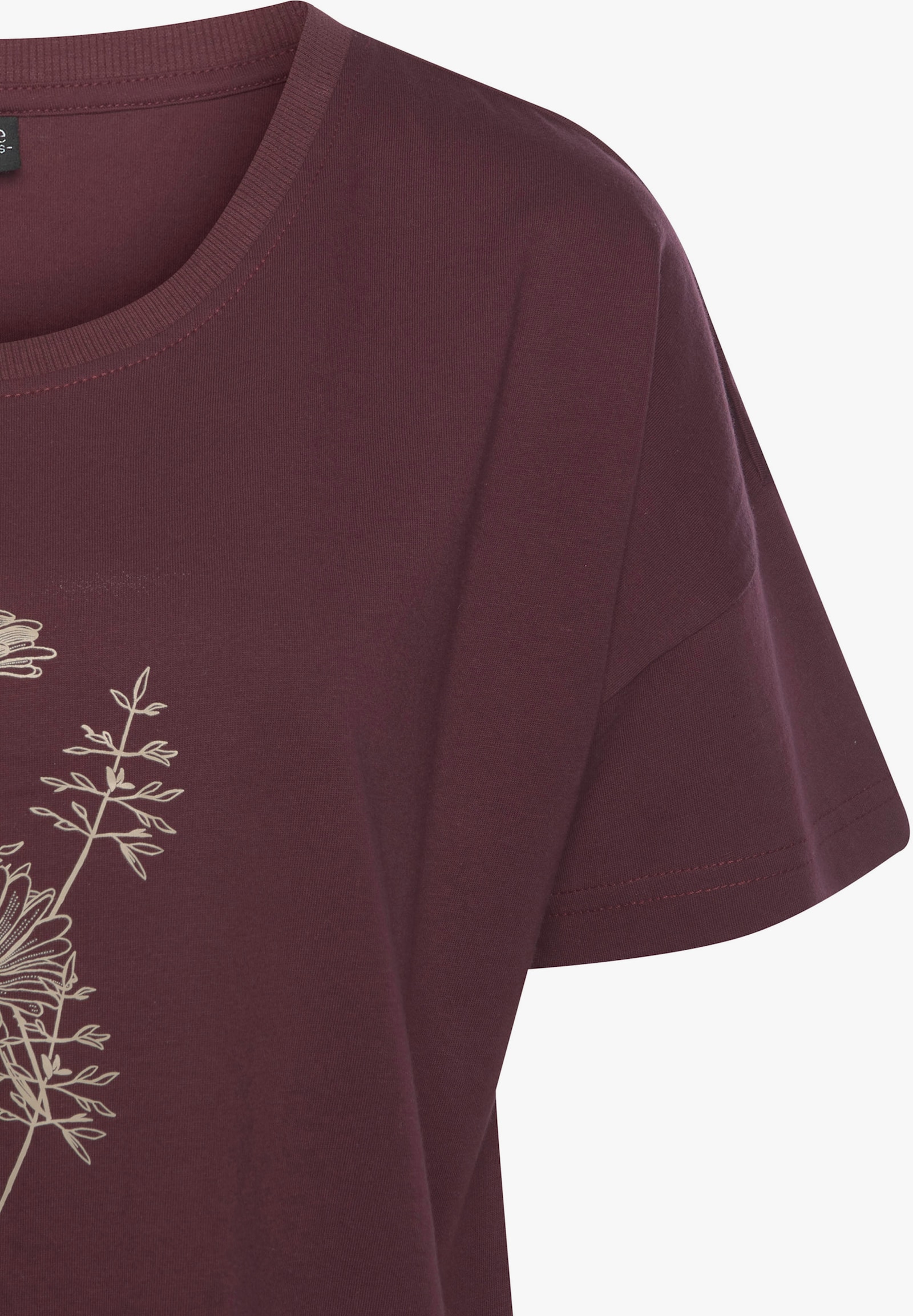 Vivance Dreams Bigshirt - bordeaux + hellblau