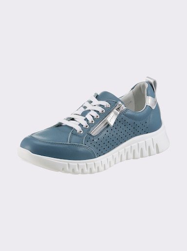 Naturläufer Sneaker mit Zipper - hellblau