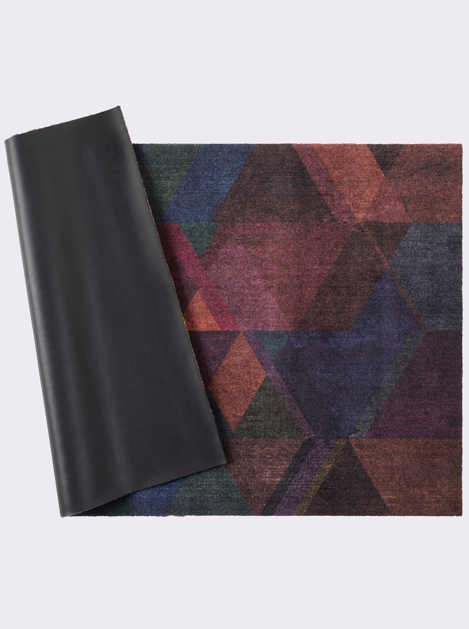 wash+dry by Kleen-Tex Fußmatte - blau-rot