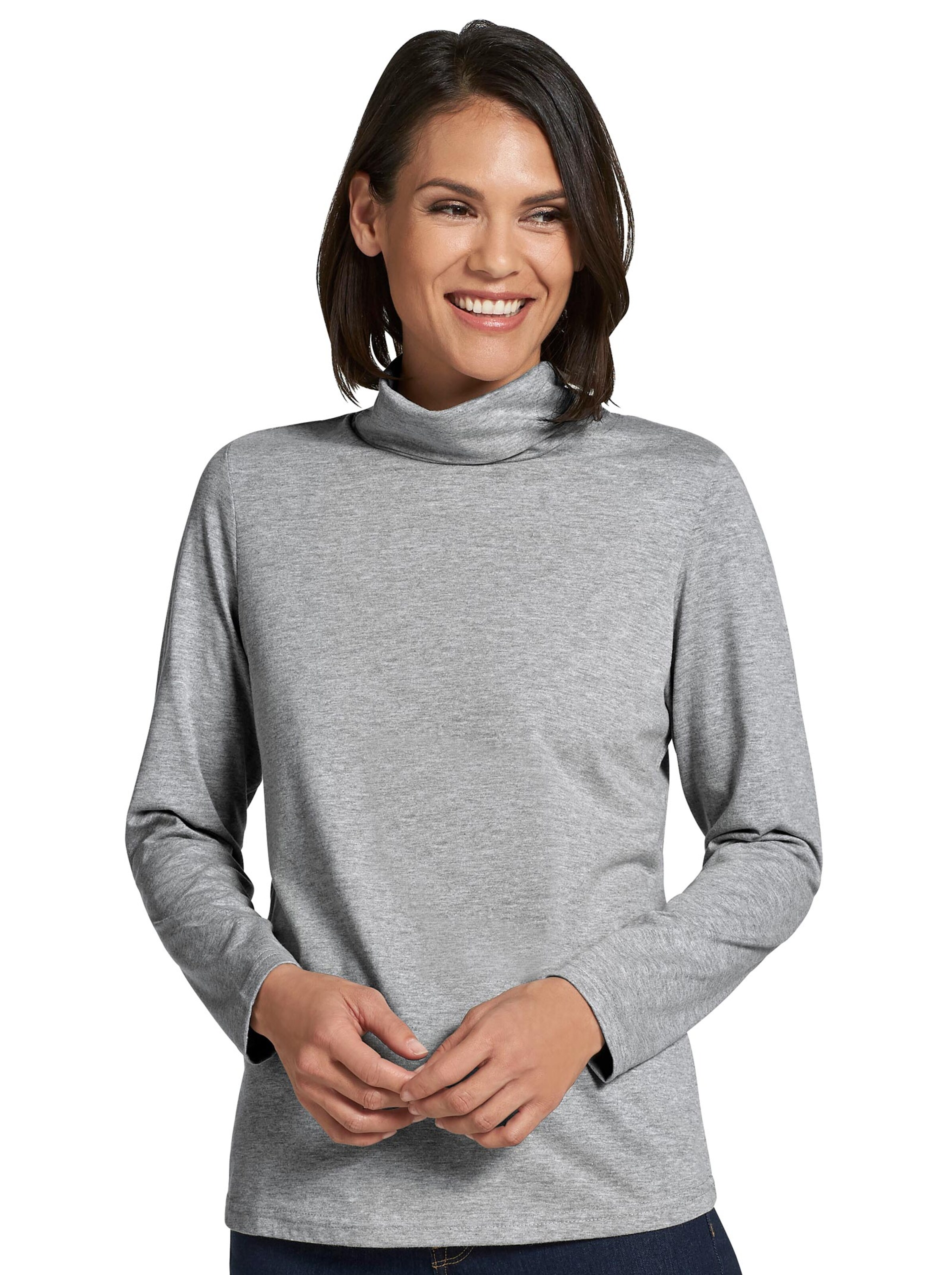 Shirt - grau-meliert