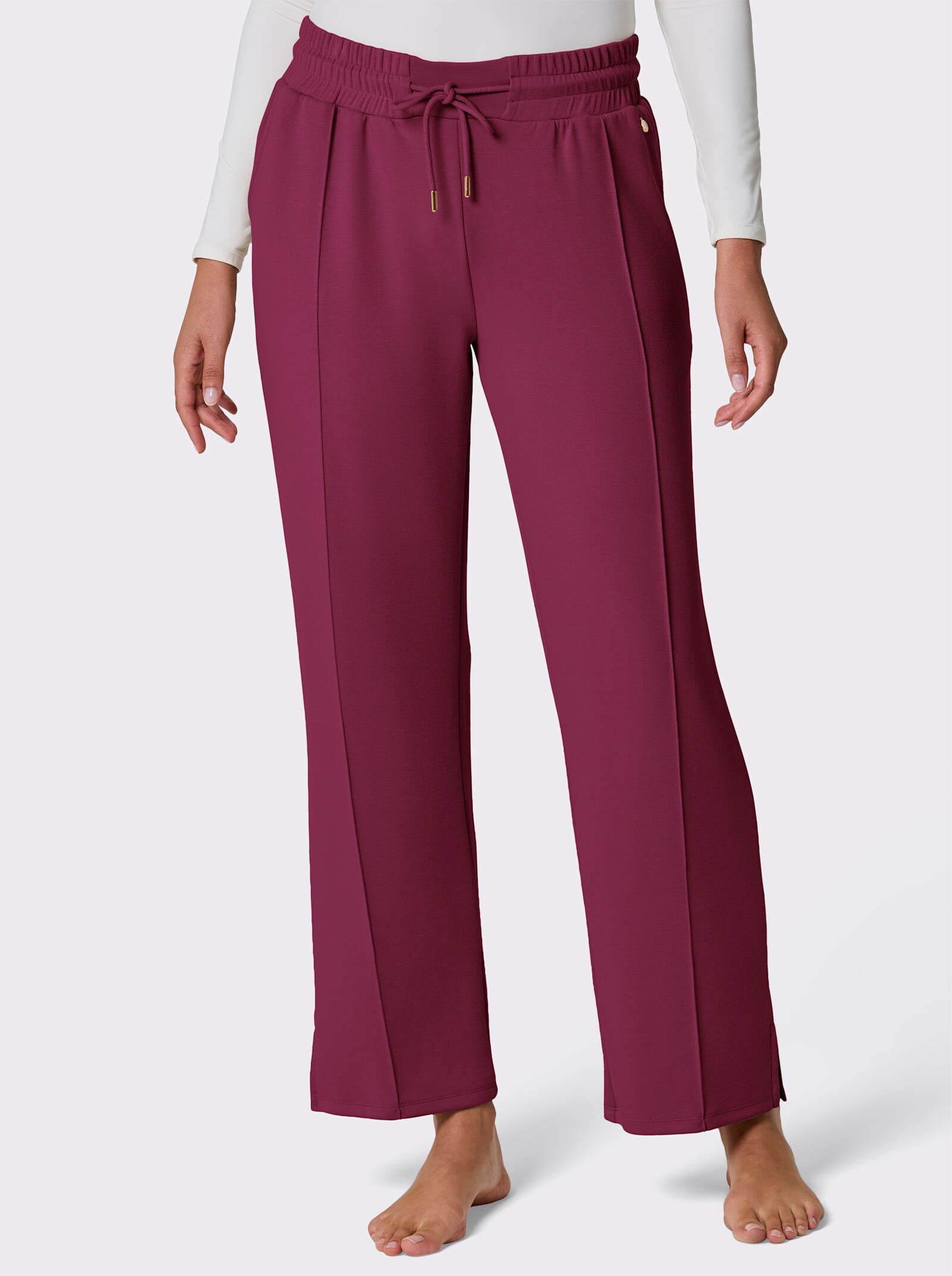 CREATION L PREMIUM Modal-Mix-Hose - bordeaux
