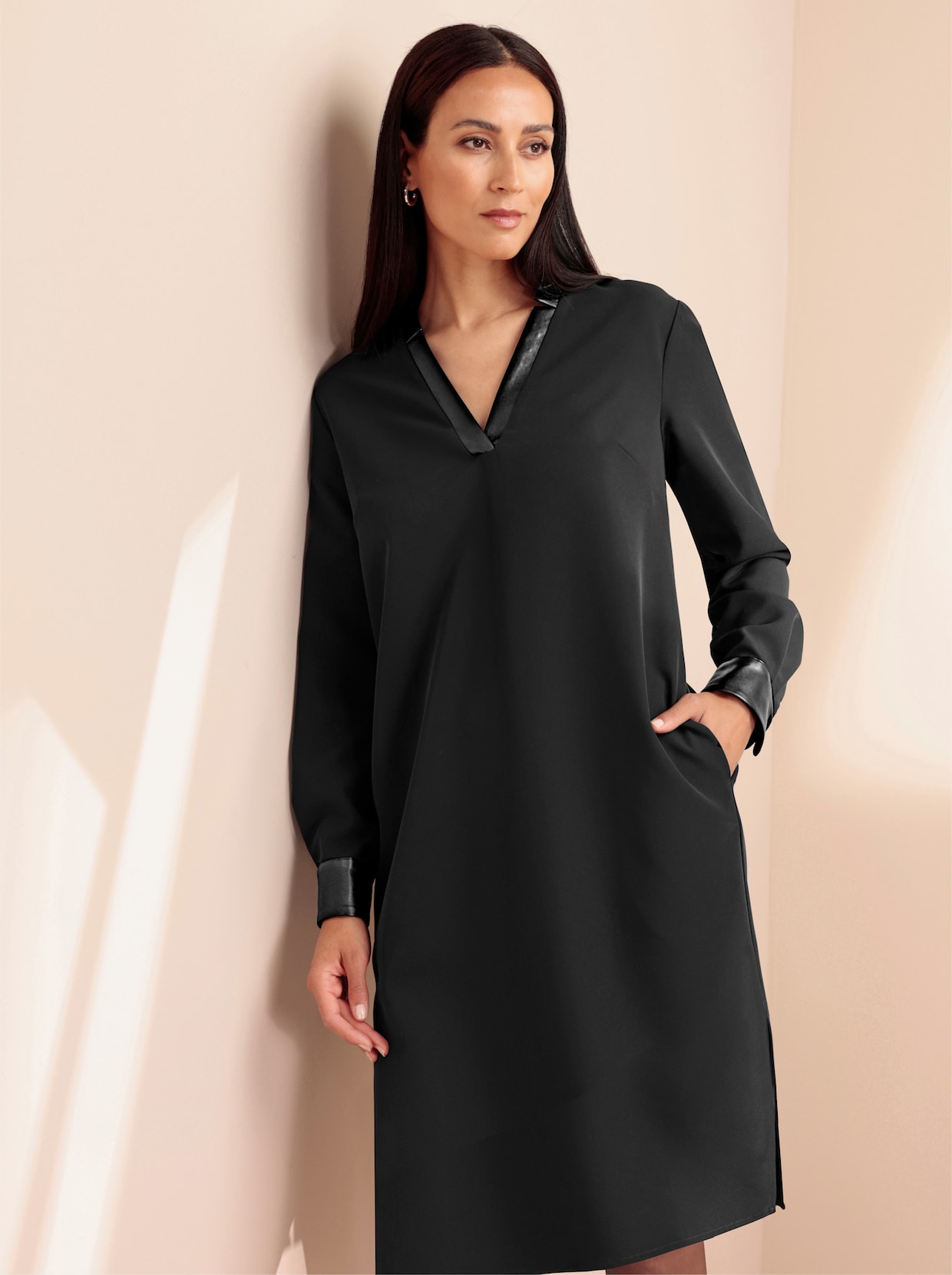 heine Jersey jurk - zwart