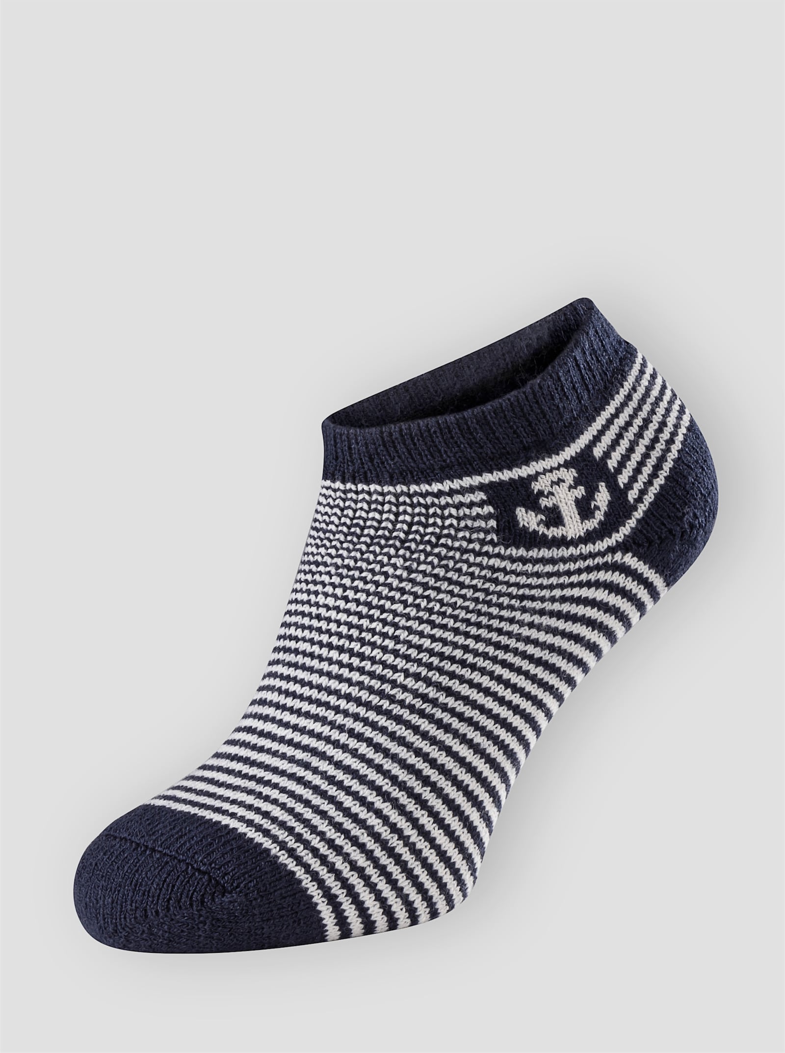 wäschepur Socken - marine-weiß-gestreift