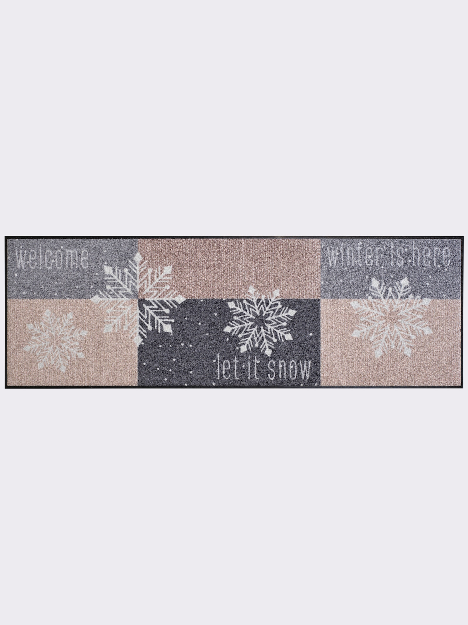 Salonloewe Fußmatte - grau-taupe