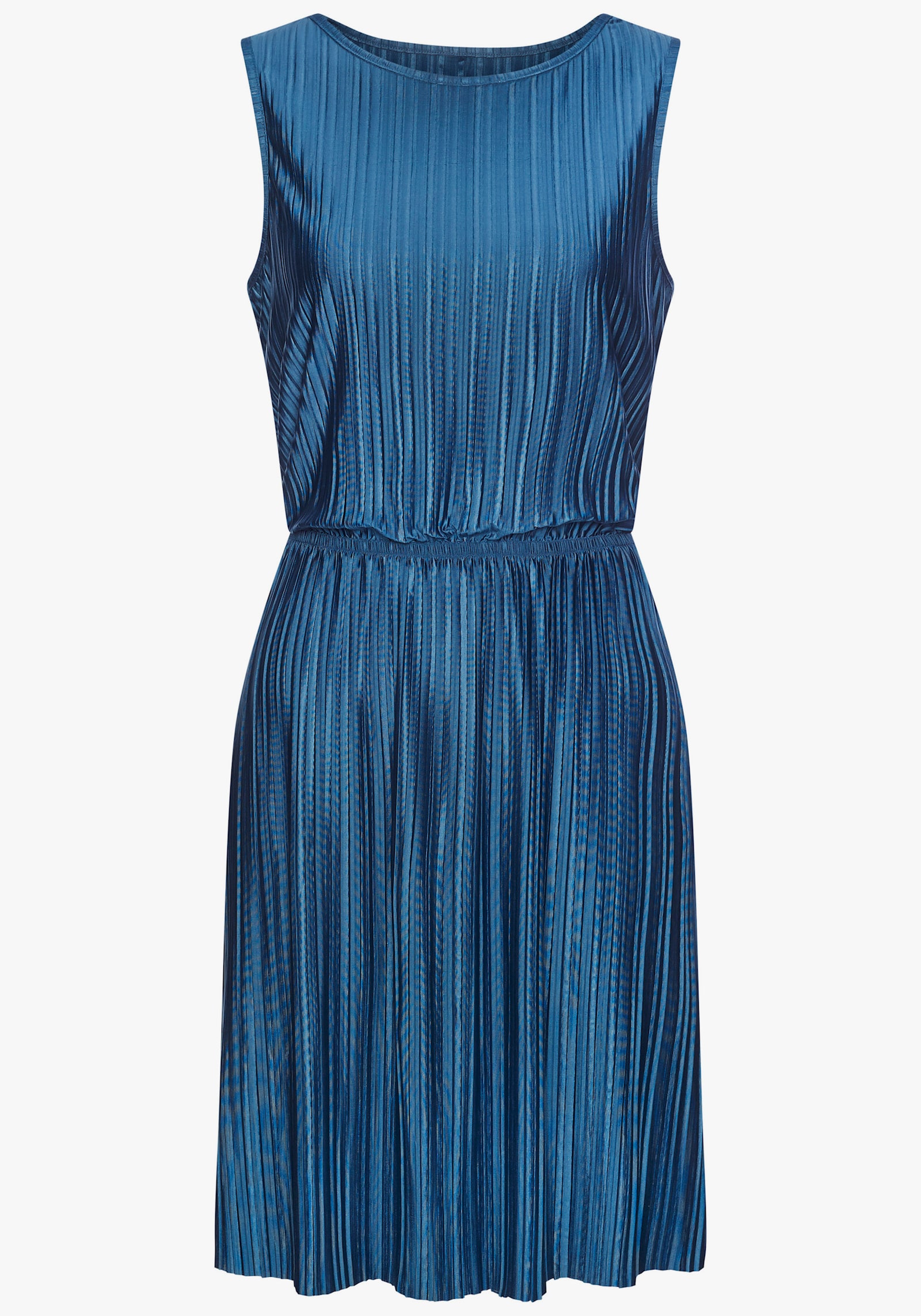 LASCANA Plisseekleid - dunkelblau