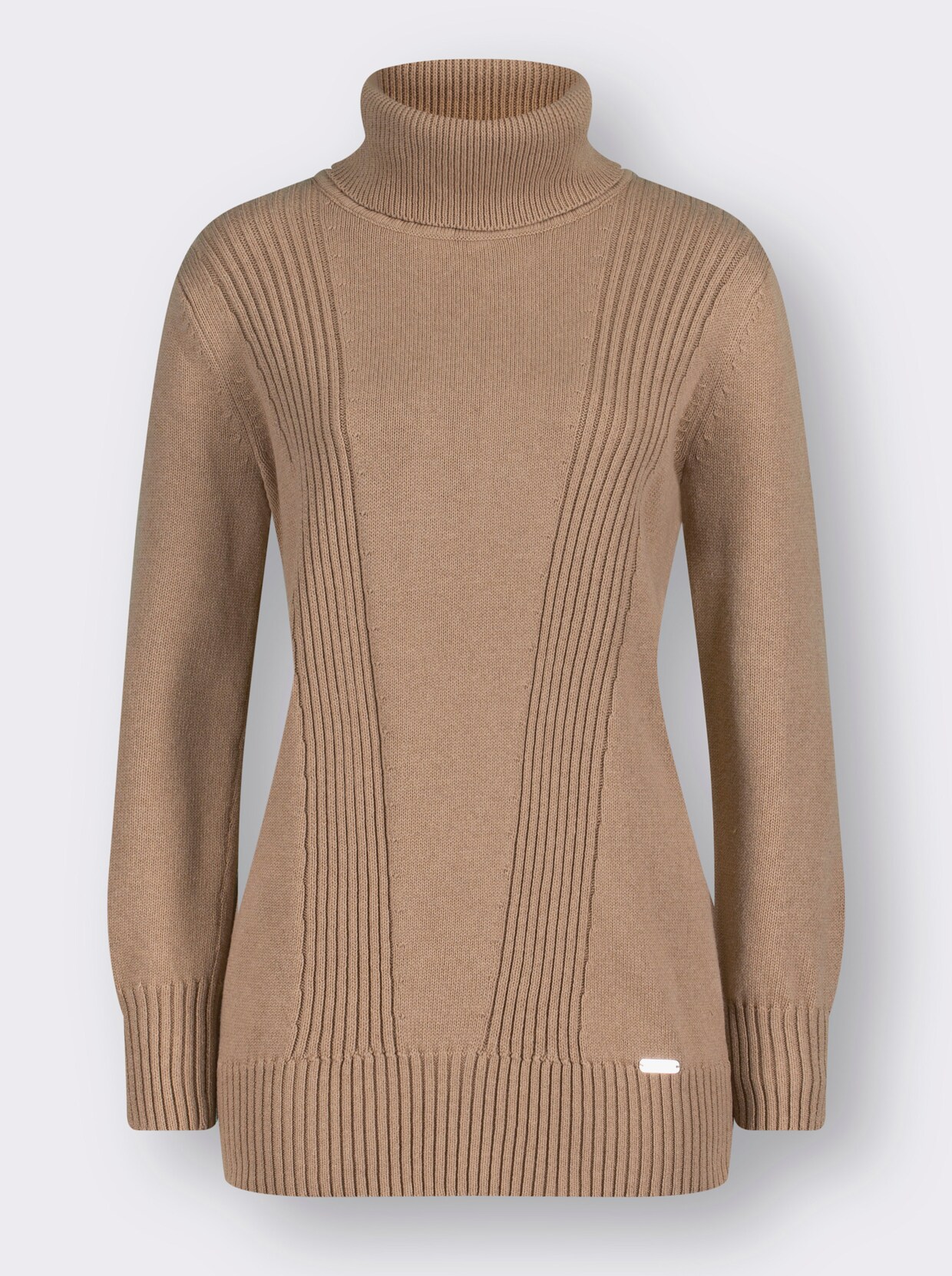 Lange pullover - camel