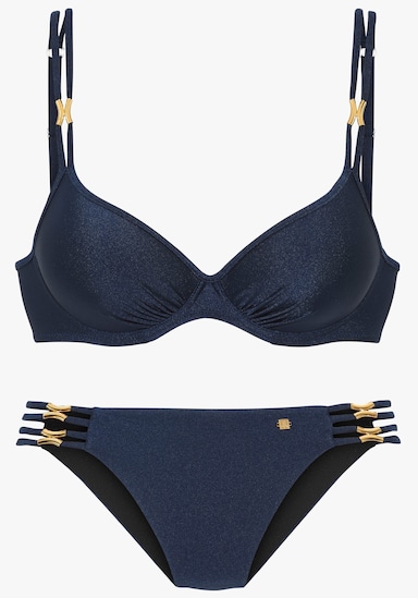JETTE Maillot de bain à armatures - marine