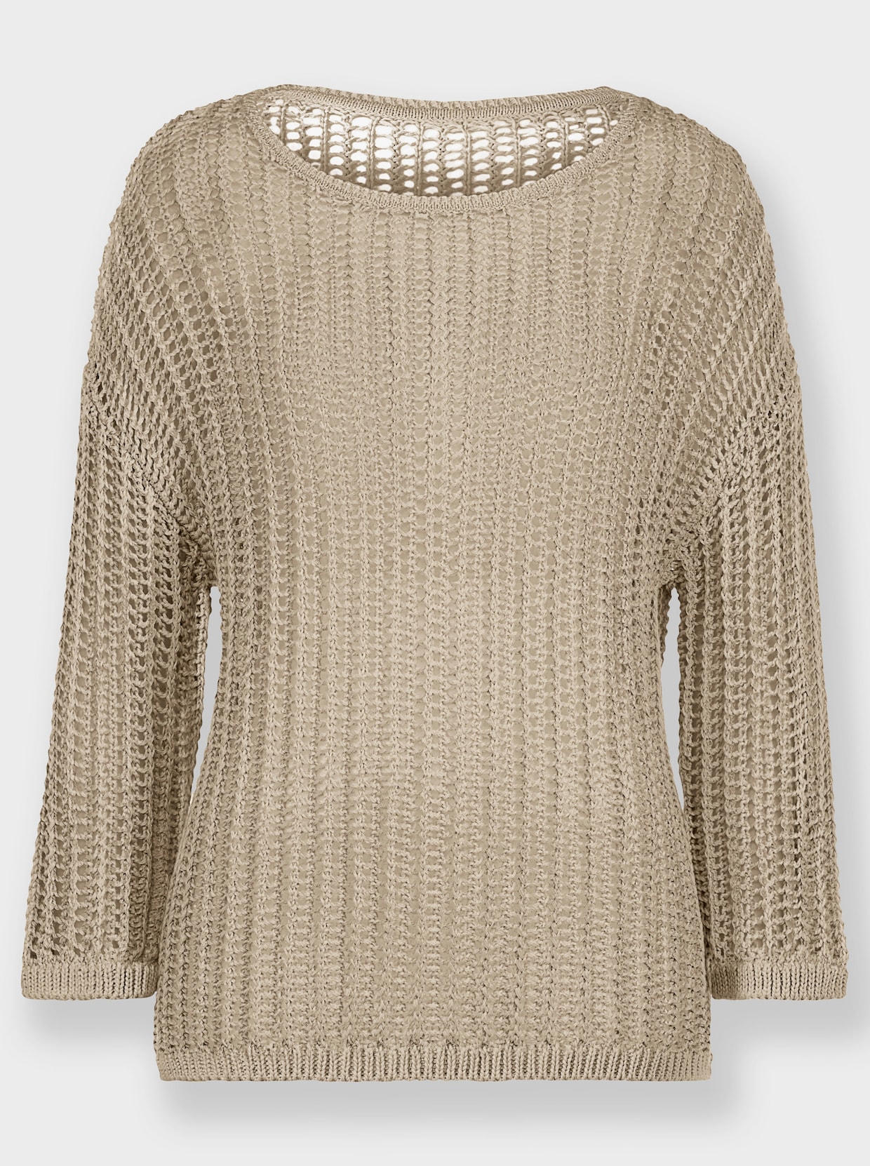 heine 3/4 Arm-Pullover - sand