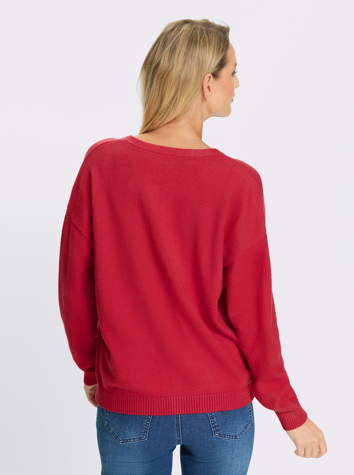 heine Strickjacke - erdbeere