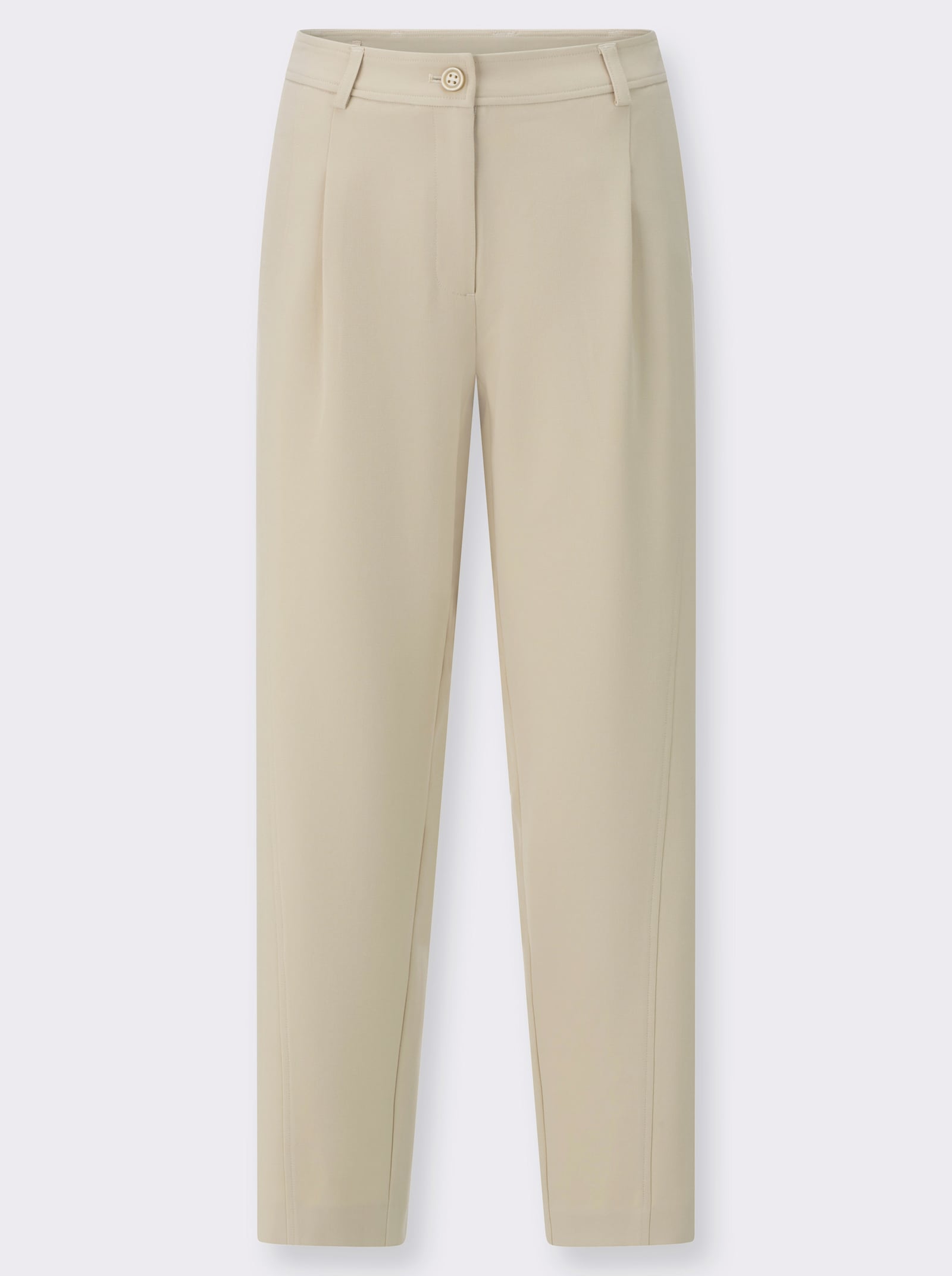 Hose mit Bundfalten - sand