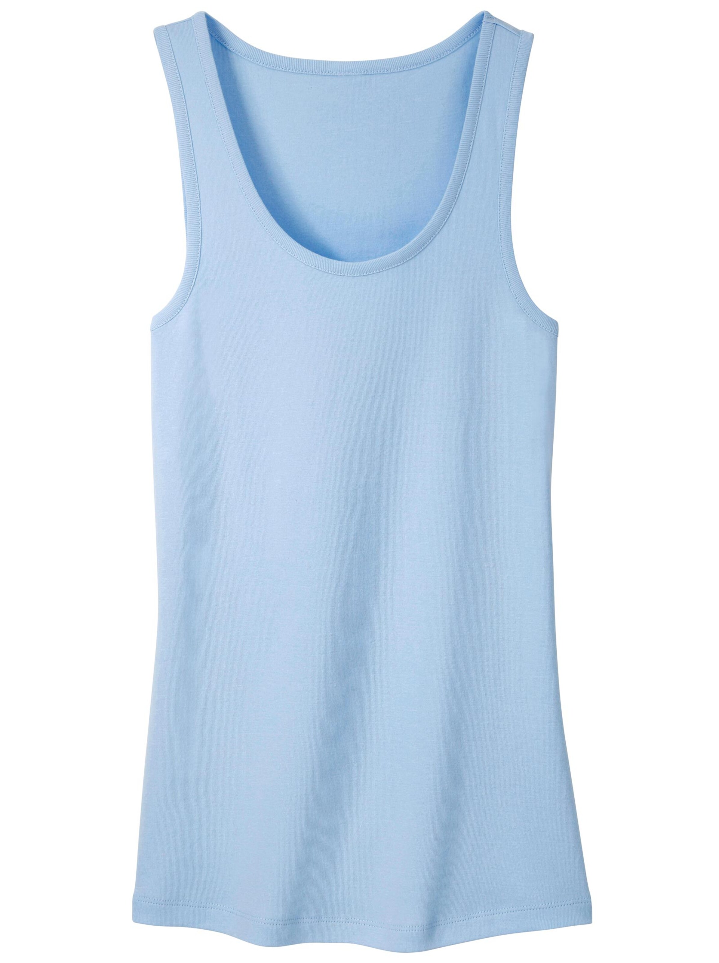 wäschepur Achselhemd - rosé + bleu + mint