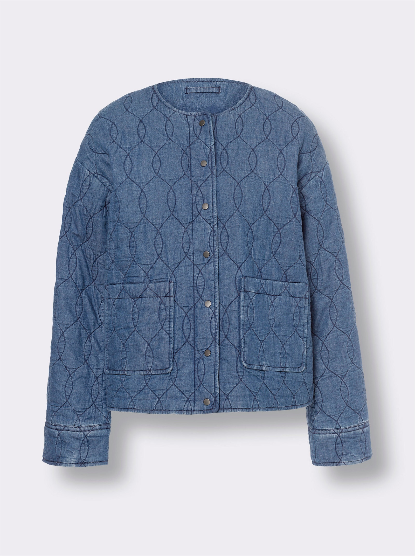 heine Jeansjacke mit Steppung - blue-bleached