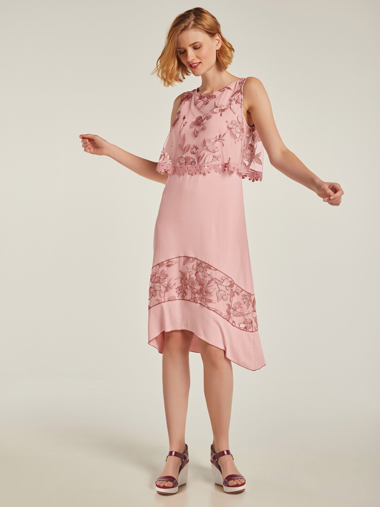 heine Jerseyjurk - softrose