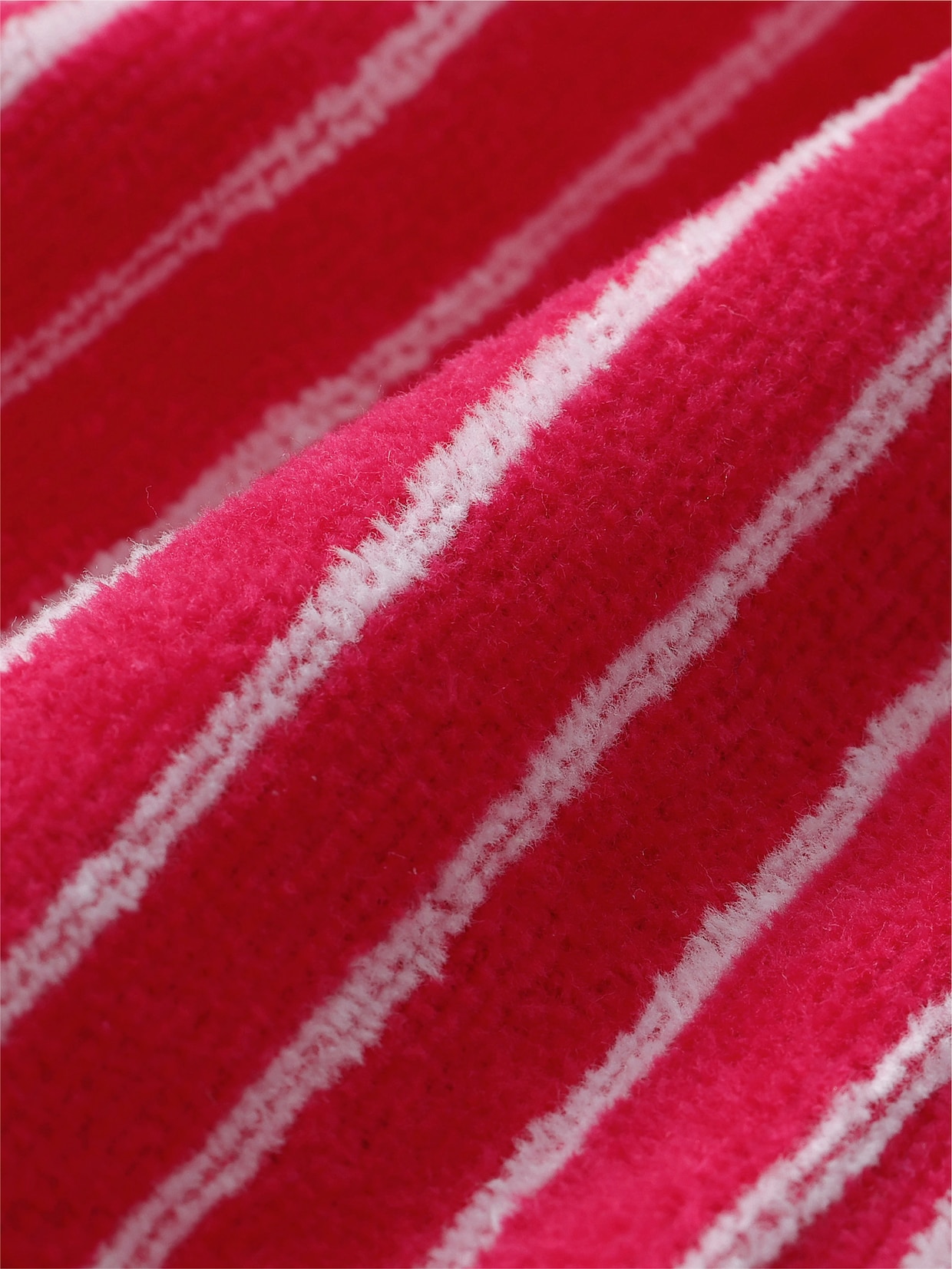 feel good Bademantel - pink-ecru-gestreift