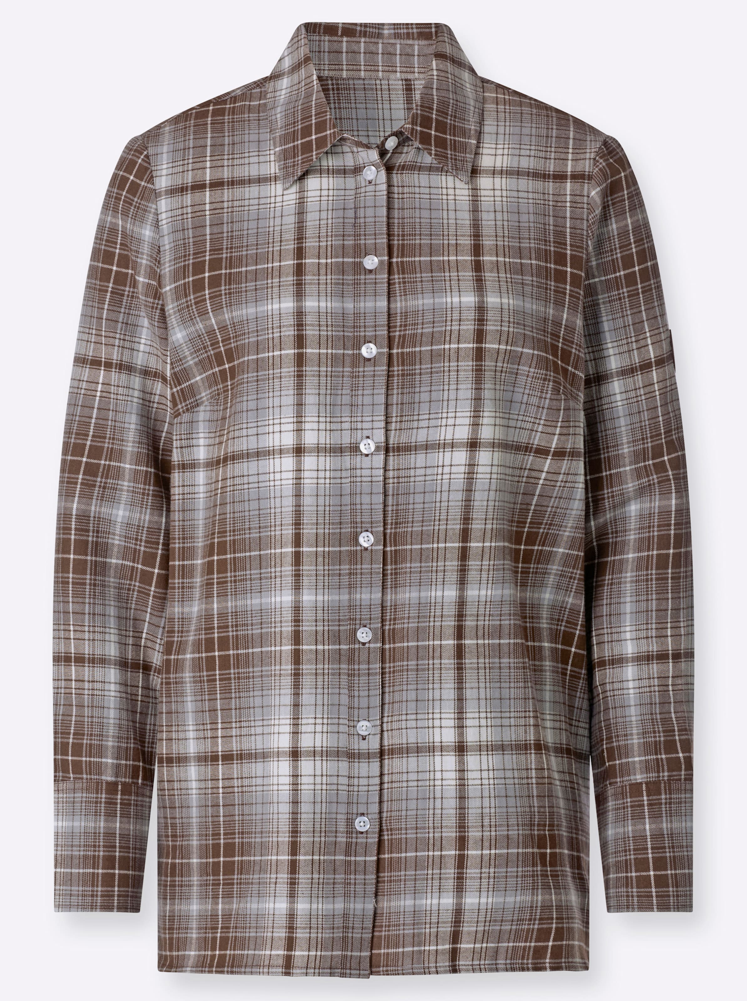 Flanellbluse