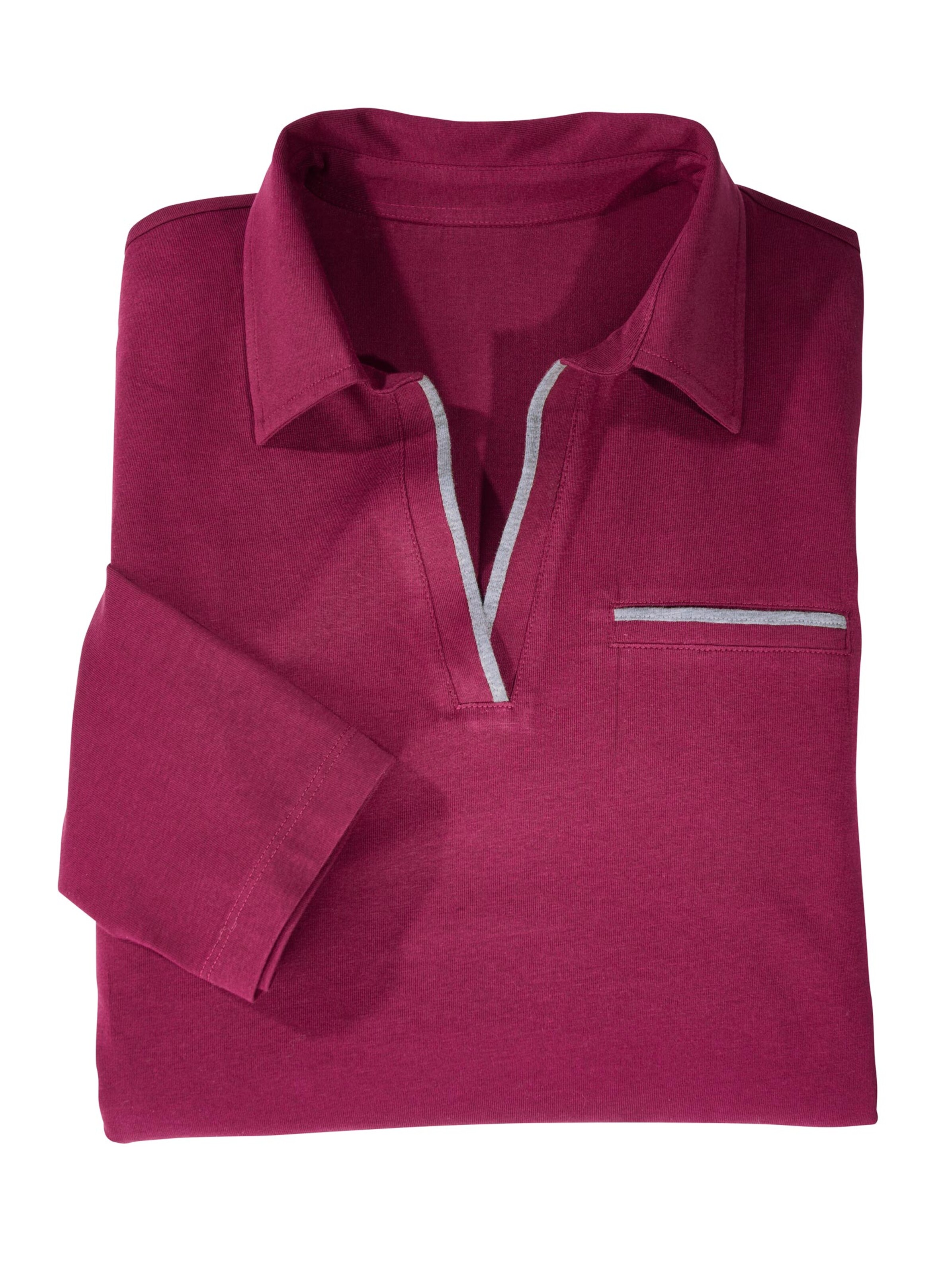 Poloshirt - weinrot