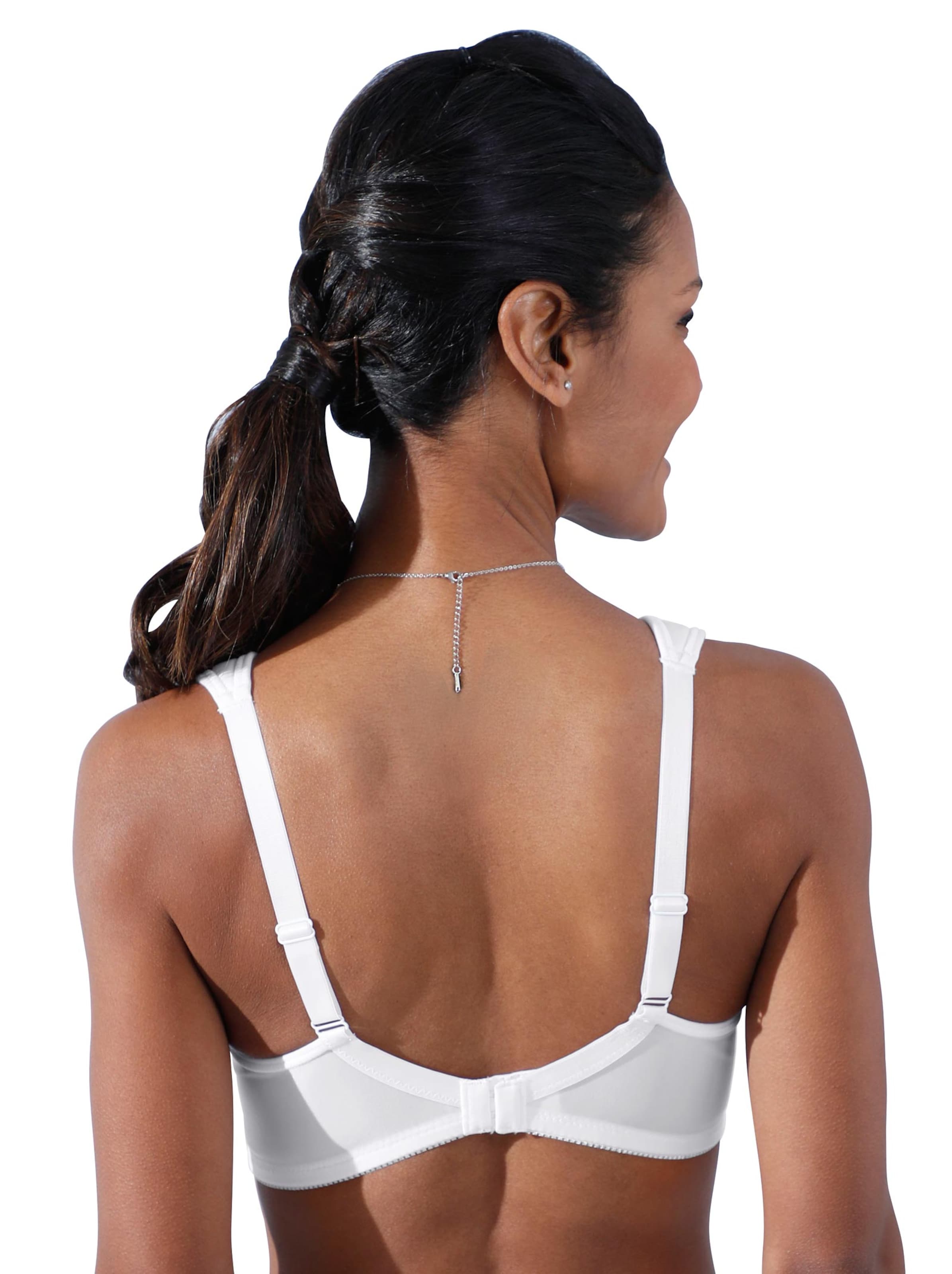 wäschepur BH ohne Bügel - weiß