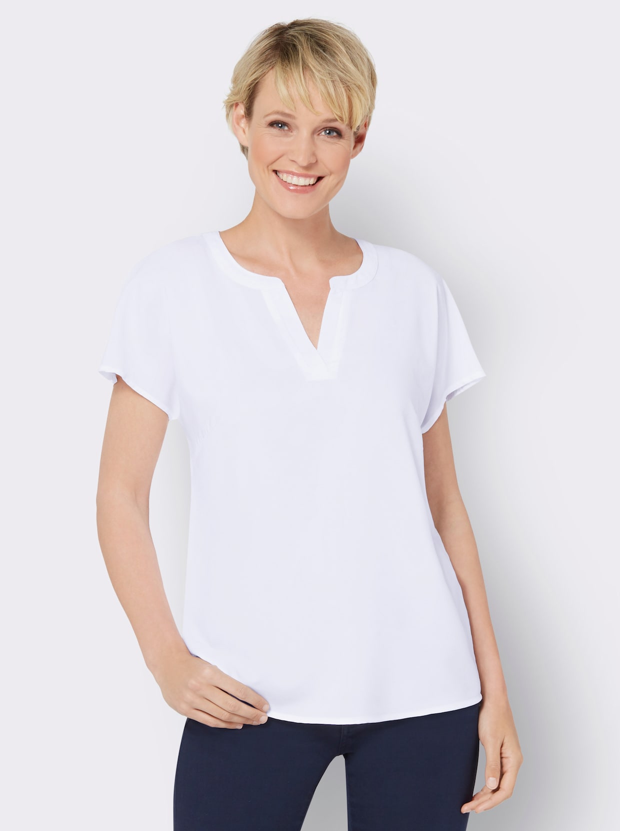 Comfortabele blouse - wit