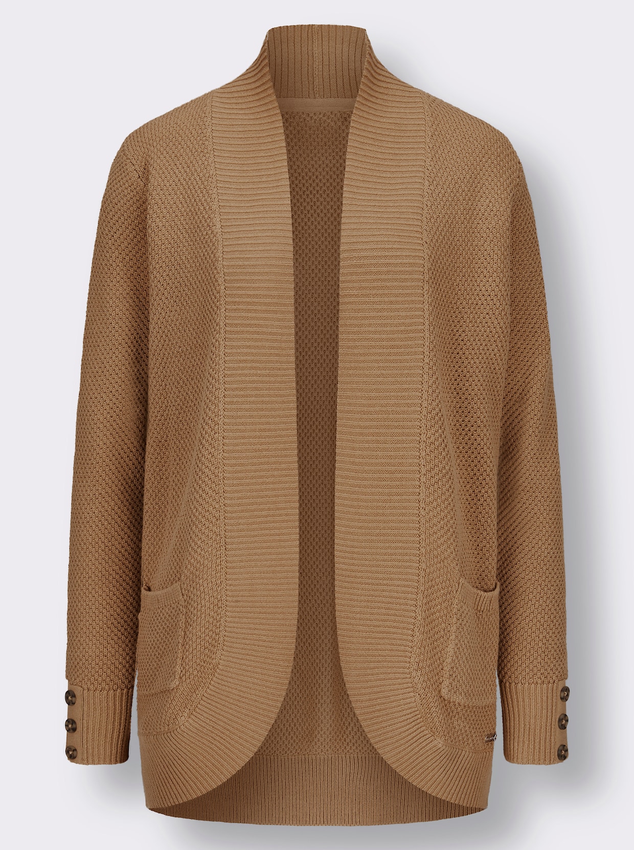 Strickjacke - camel