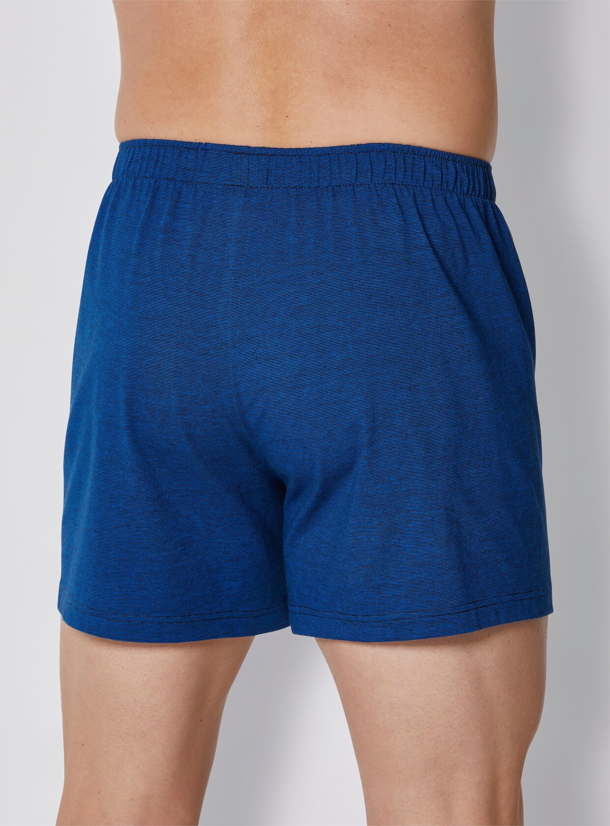 Schiesser Boxershorts - schwarz + blau