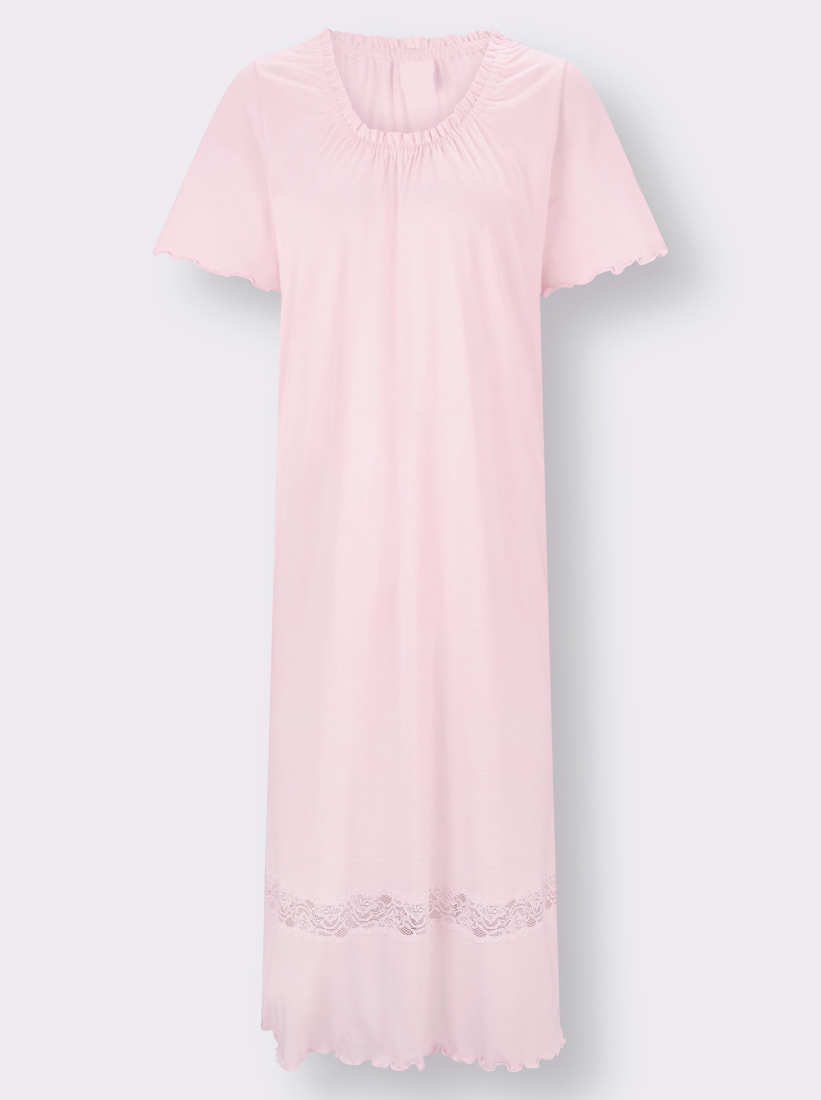 wäschepur Chemise de nuit évasée - rose clair